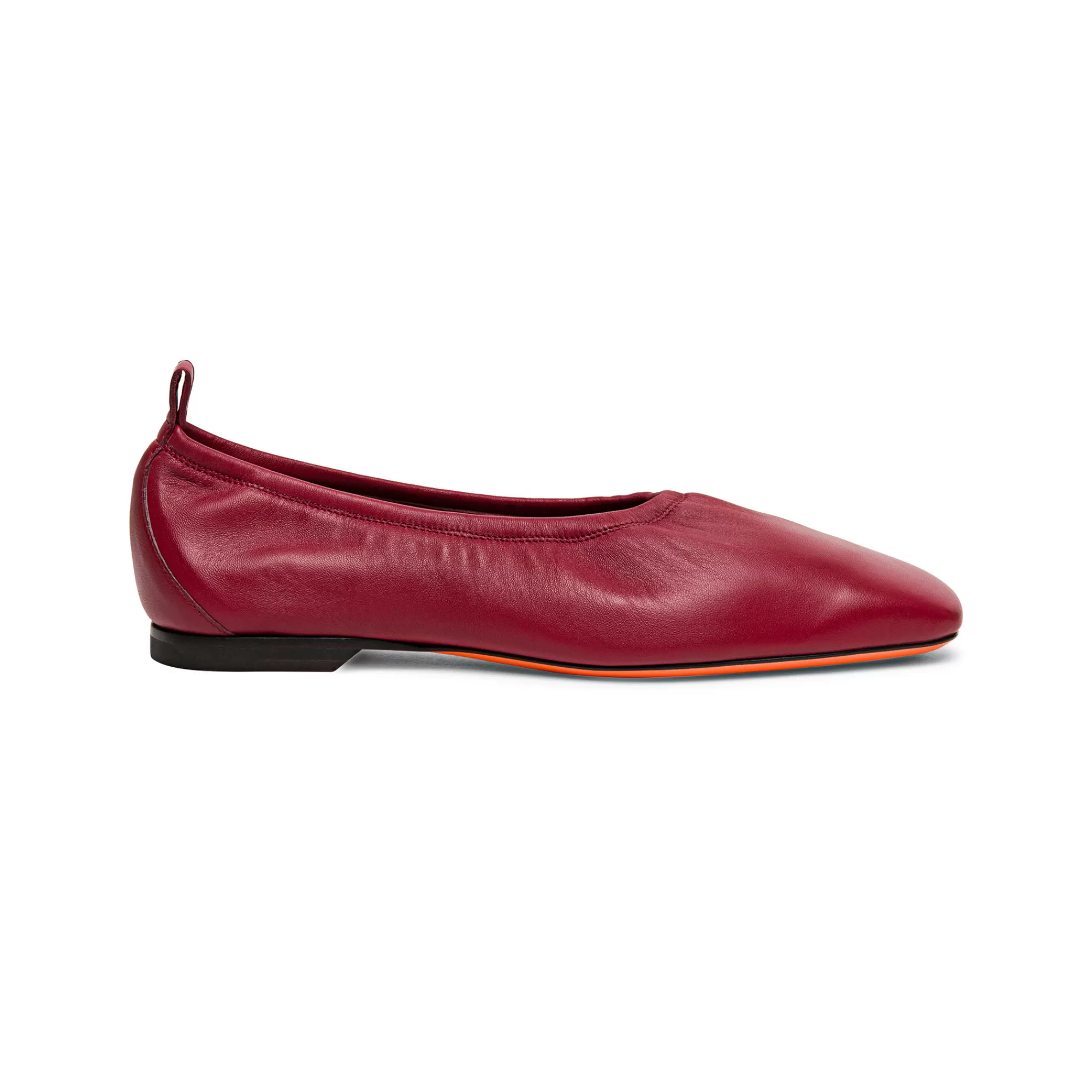 Discount Ballerina da donna in pelle rossa Vedi tutte le calzature | Scarpe basse