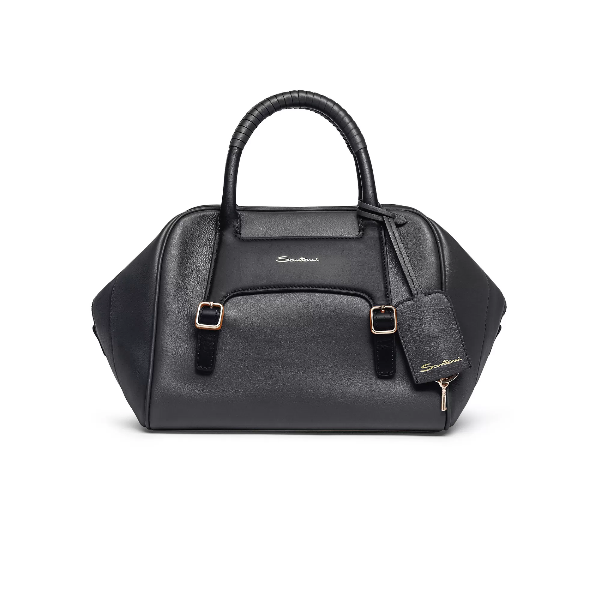 Best Sale Borsa a mano in pelle nera Borse