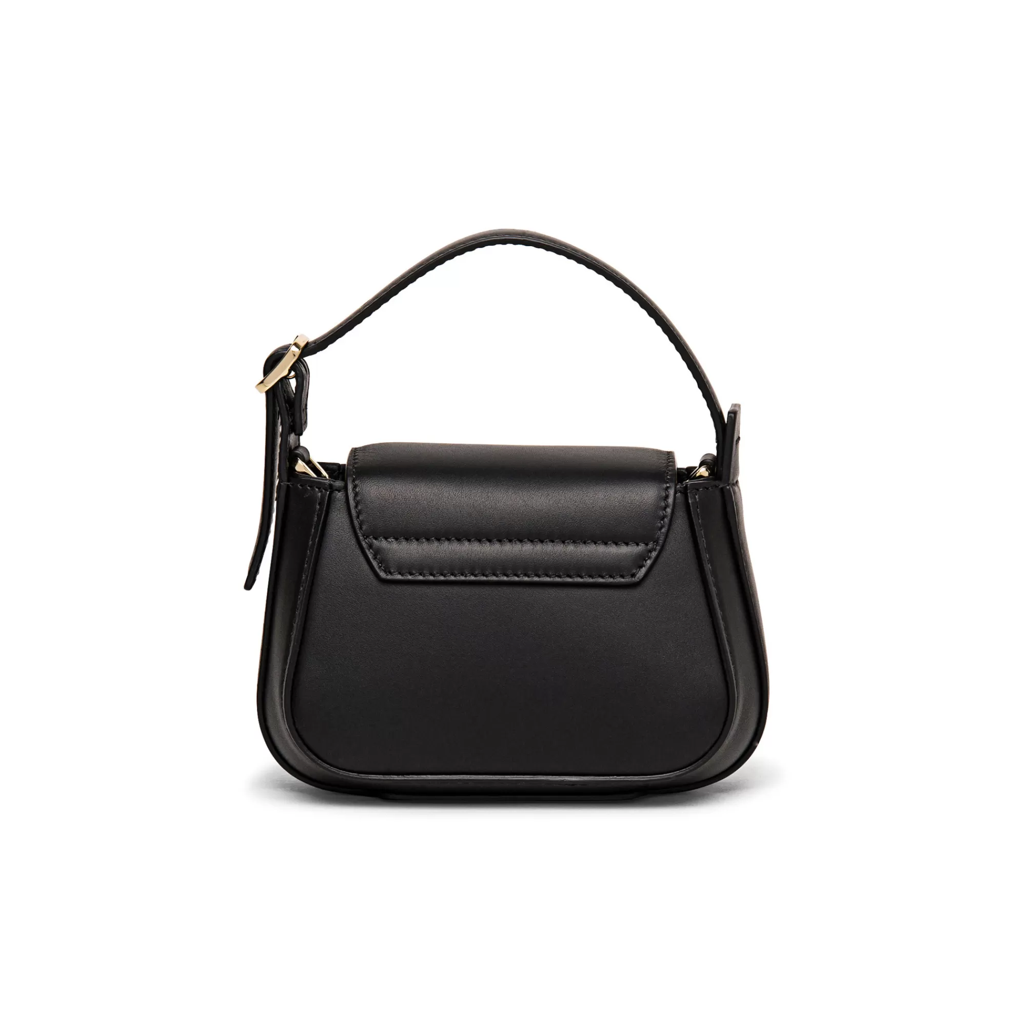 Clearance Borsa a mano in pelle nera Borse