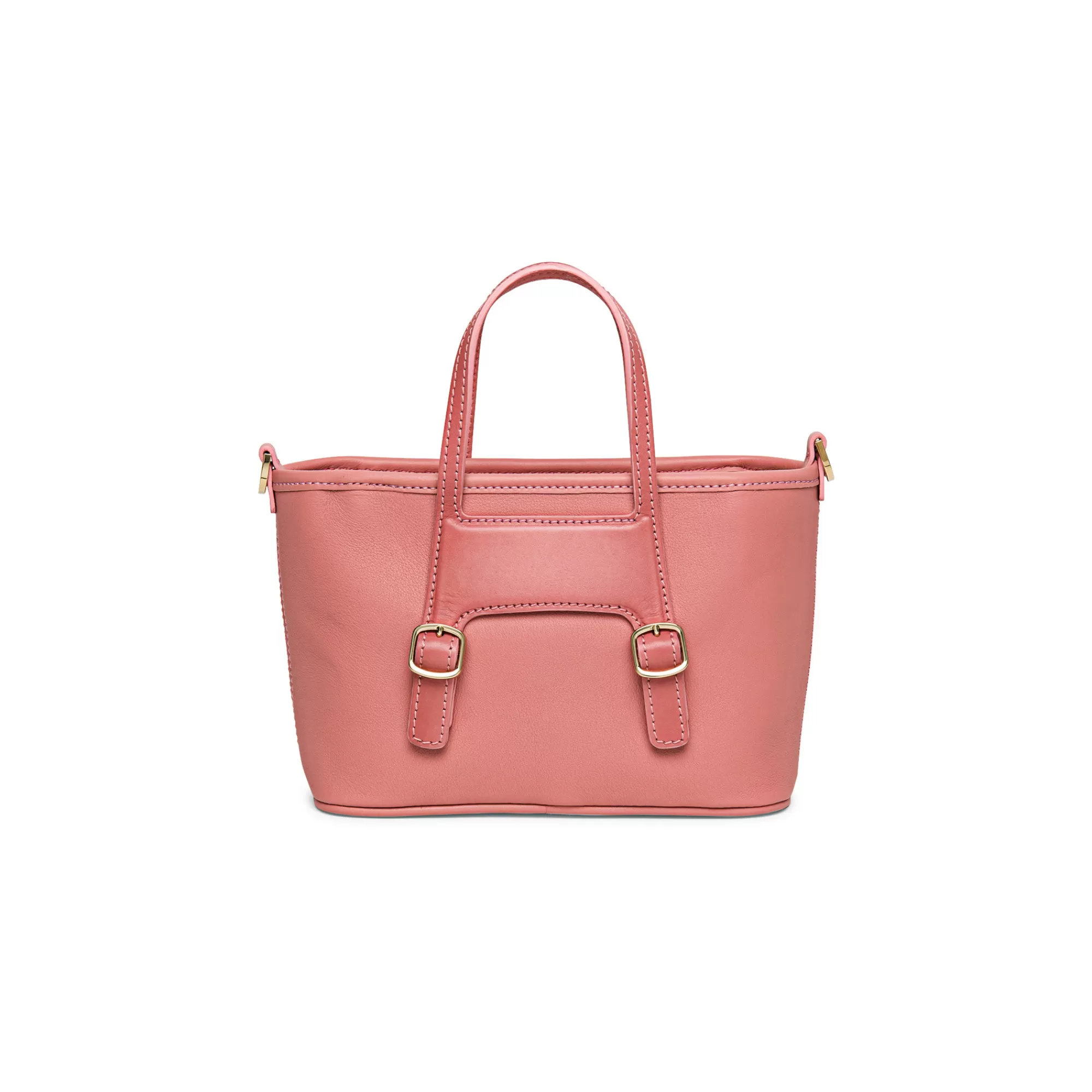 Outlet Borsa a mano in pelle rosa Borse