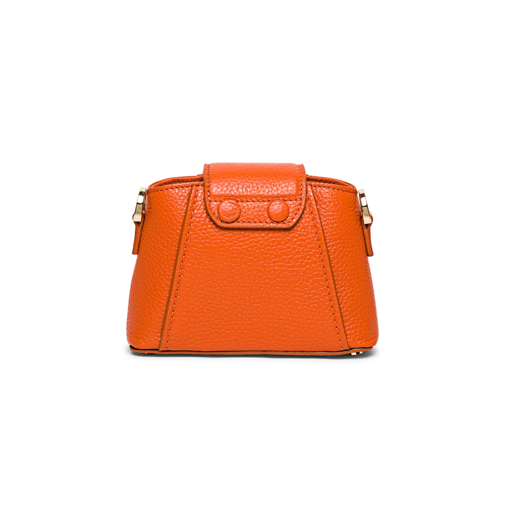 Flash Sale Borsa a tracolla in pelle bottalata arancione Borse