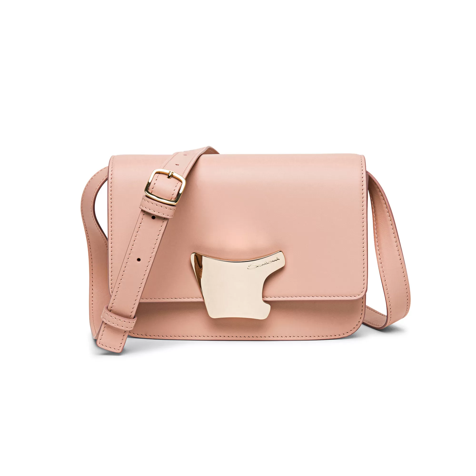 Cheap Borsa a tracolla in pelle rosa Borse