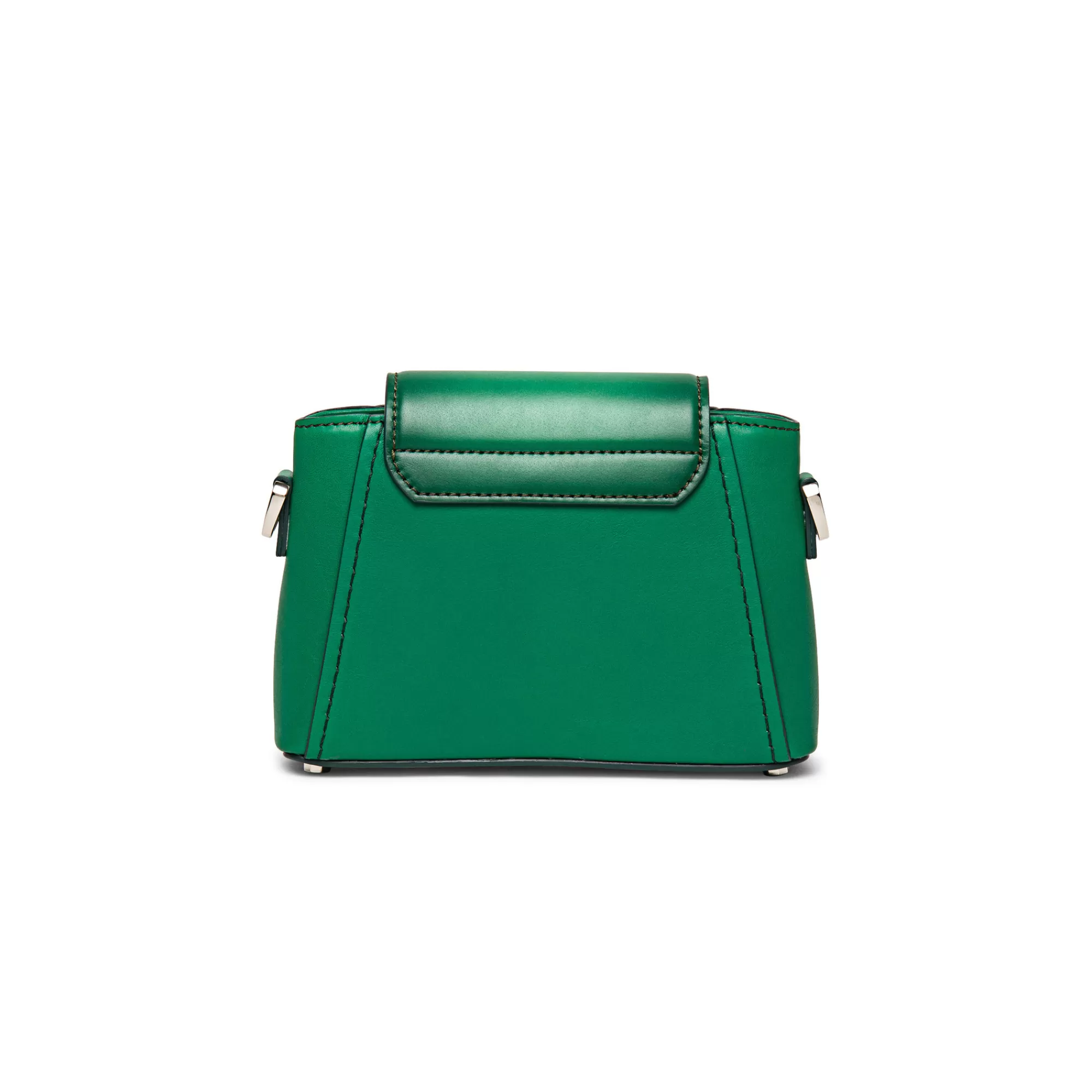 Outlet Borsa a tracolla in pelle verde Borse & Zaini