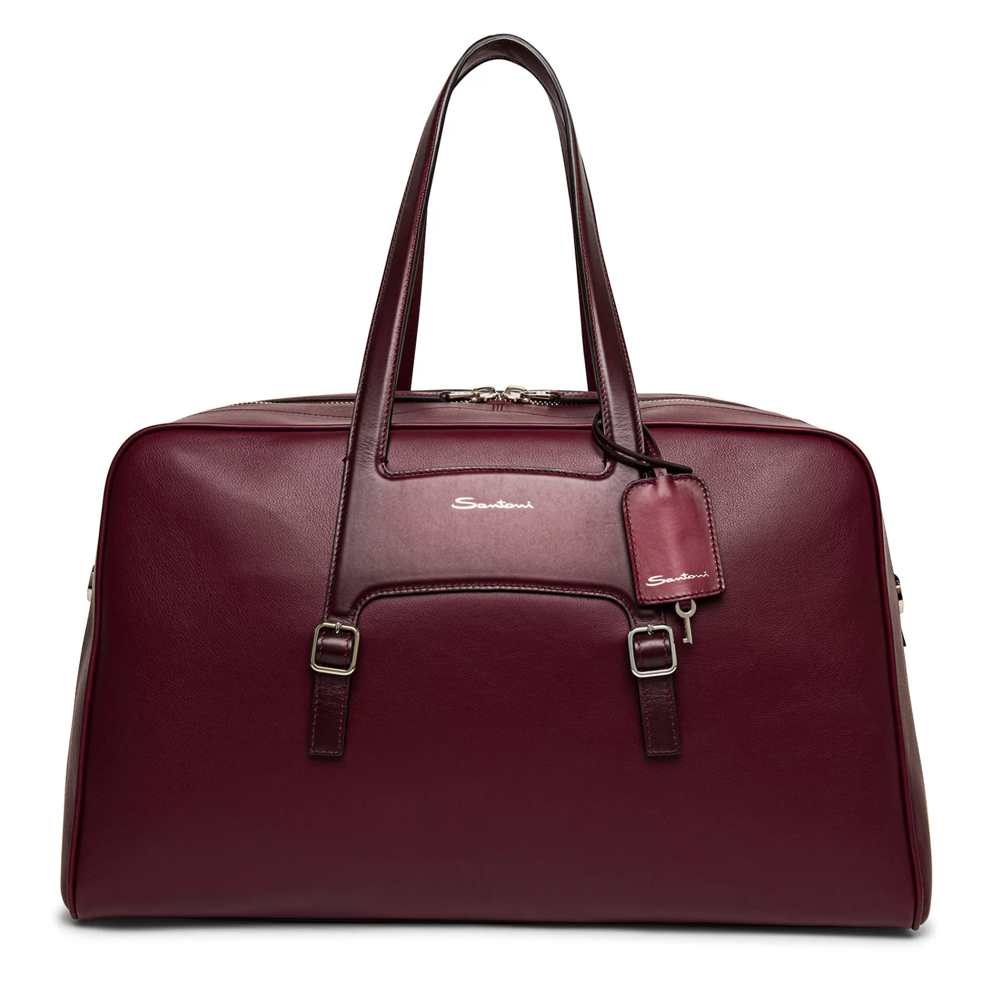 New Borsa da viaggio in pelle bordeaux Borse & Zaini