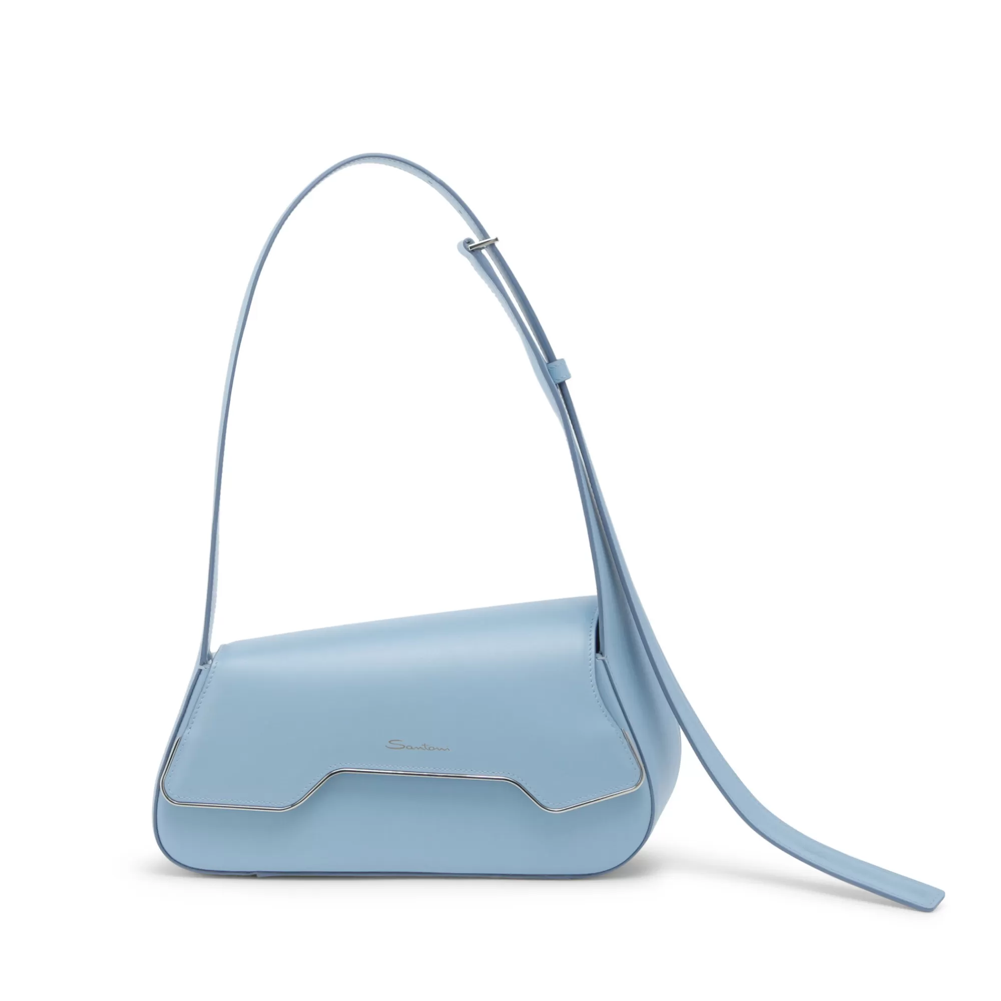 Cheap Borsa ThePluto in pelle azzurra Borse