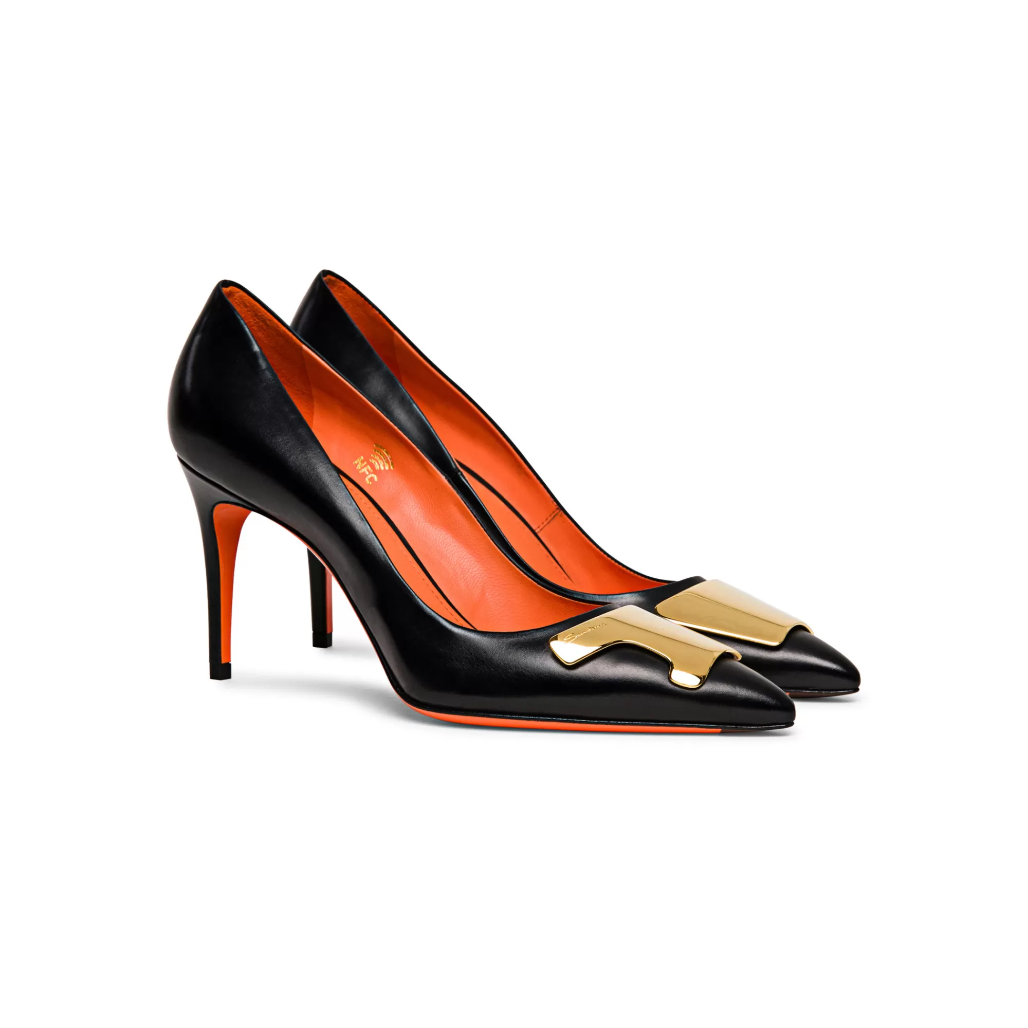 Shop Décolleté Sibille tacco alto da donna in pelle nera Vedi tutte le calzature | Décolletés