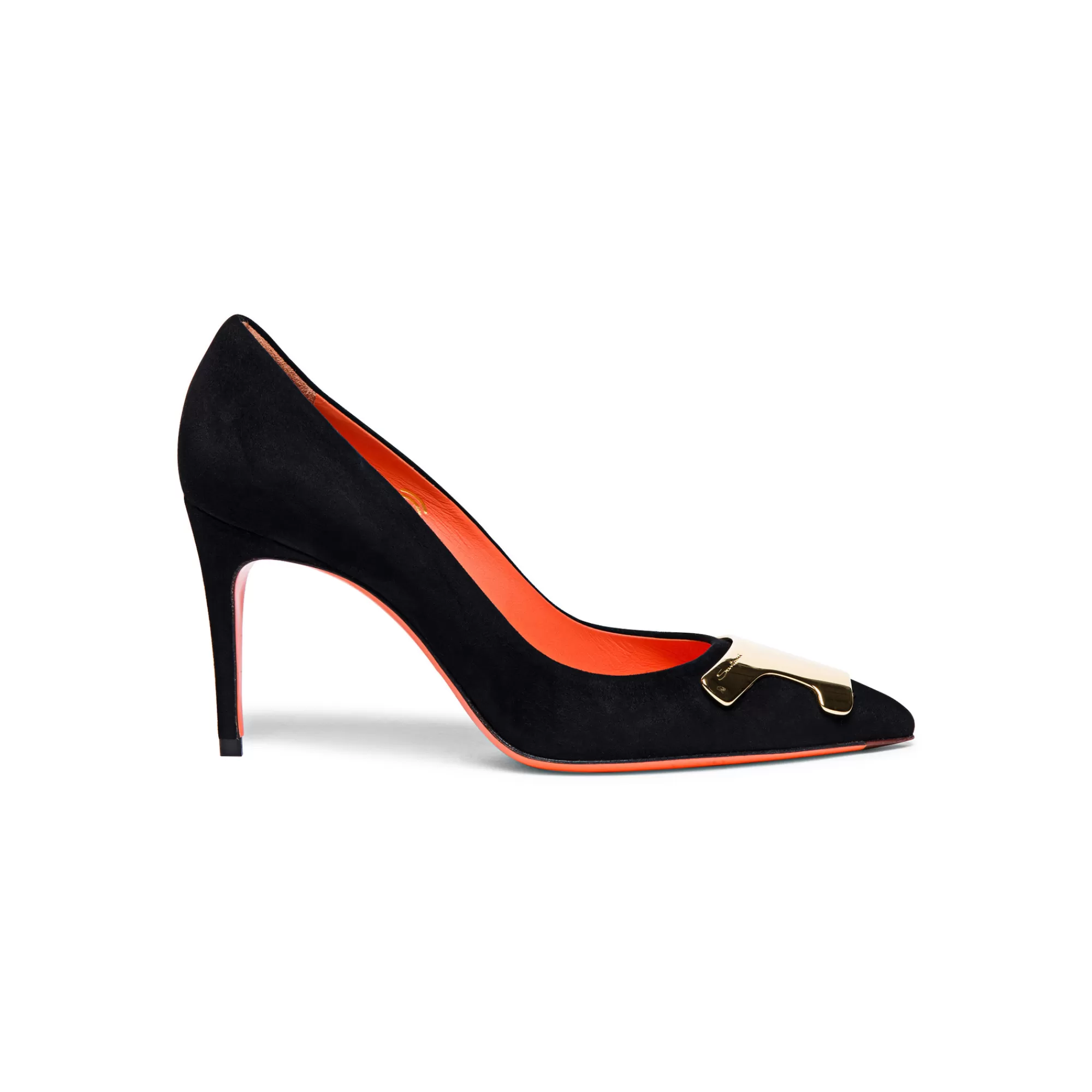 Sale Décolleté Sibille tacco alto da donna in suede nero Vedi tutte le calzature | Décolletés