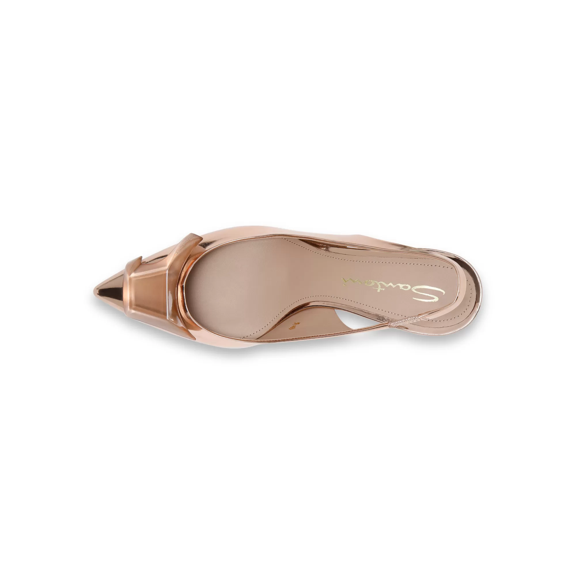Best Sale Décolletés Sibille tacco medio da donna in materiale specchiato rosa Vedi tutte le calzature | Décolletés