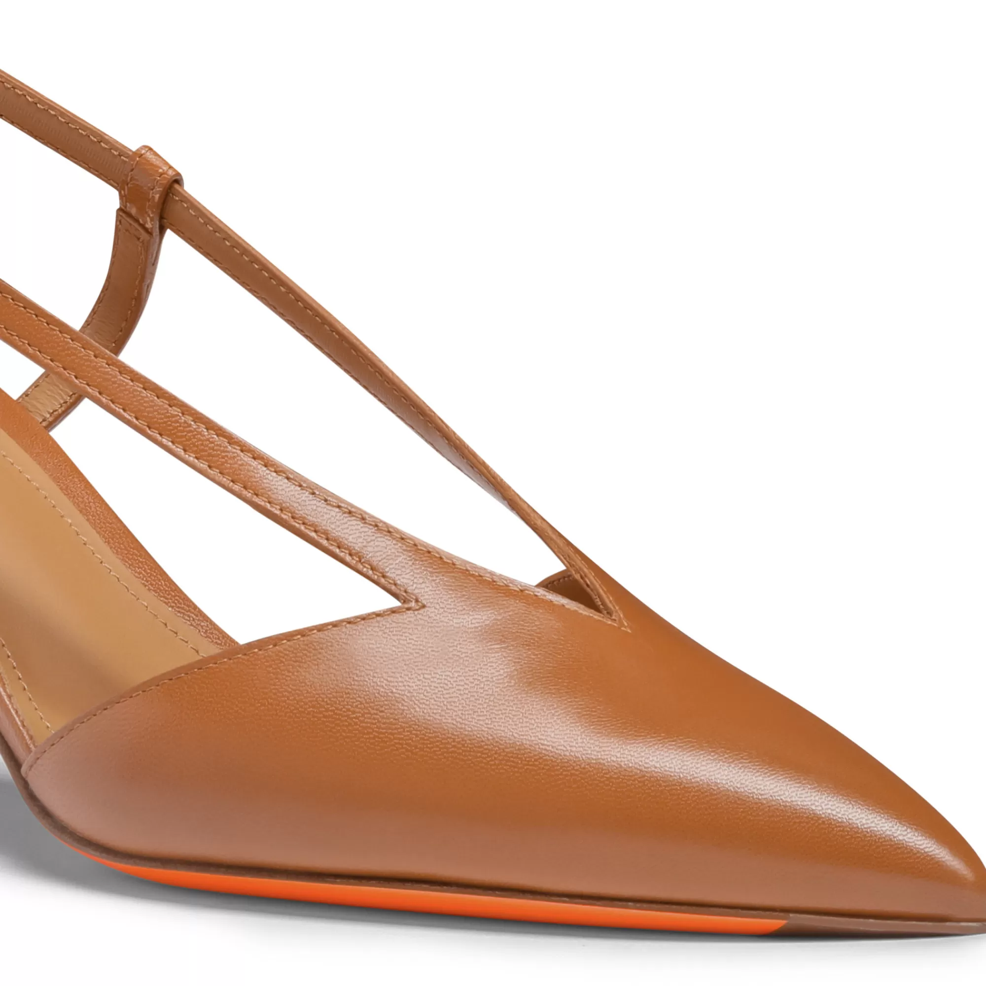 Sale Décolletés Victoria tacco medio da donna in pelle marrone Vedi tutte le calzature | Décolletés