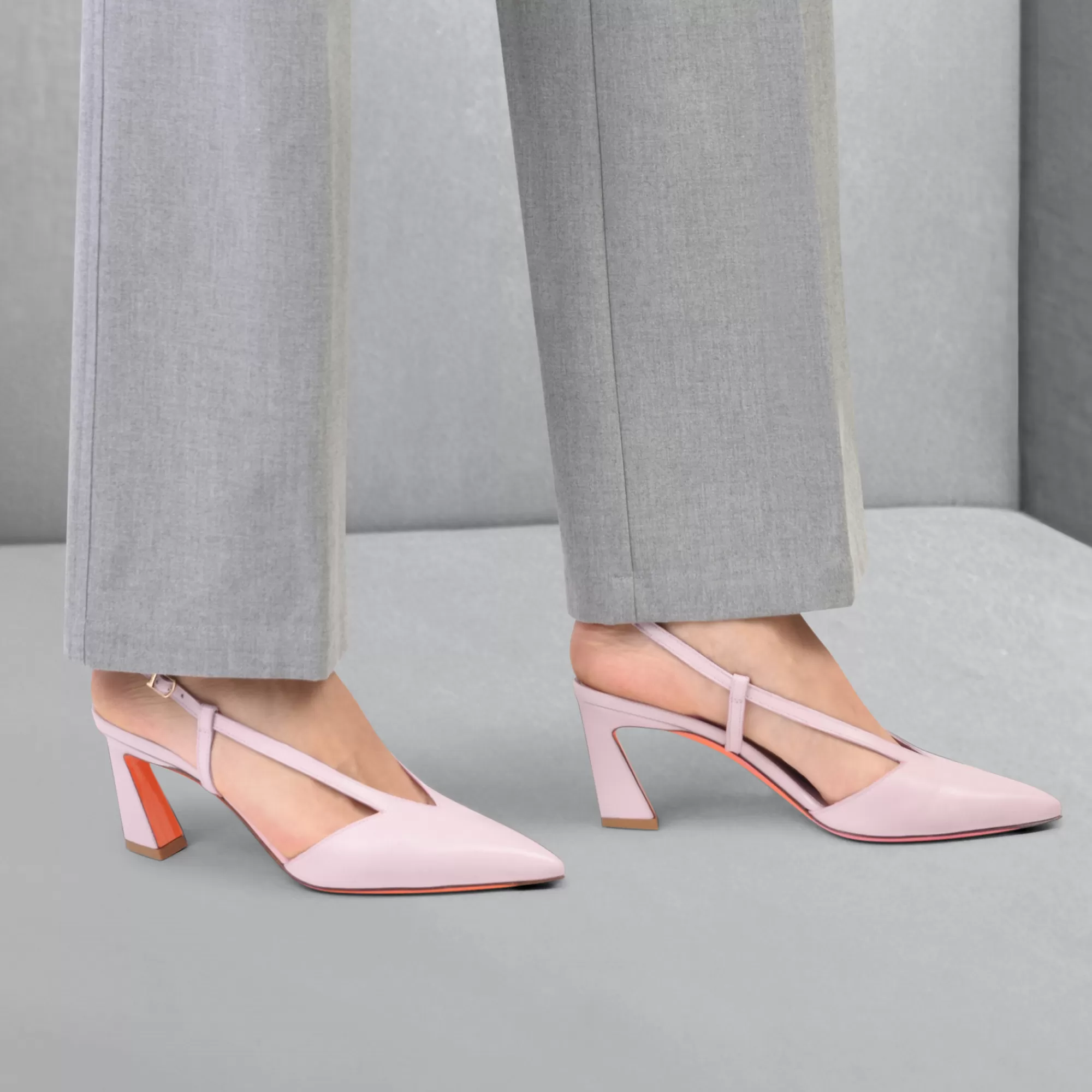 New Décolletés Victoria tacco medio da donna in pelle rosa Vedi tutte le calzature | Décolletés
