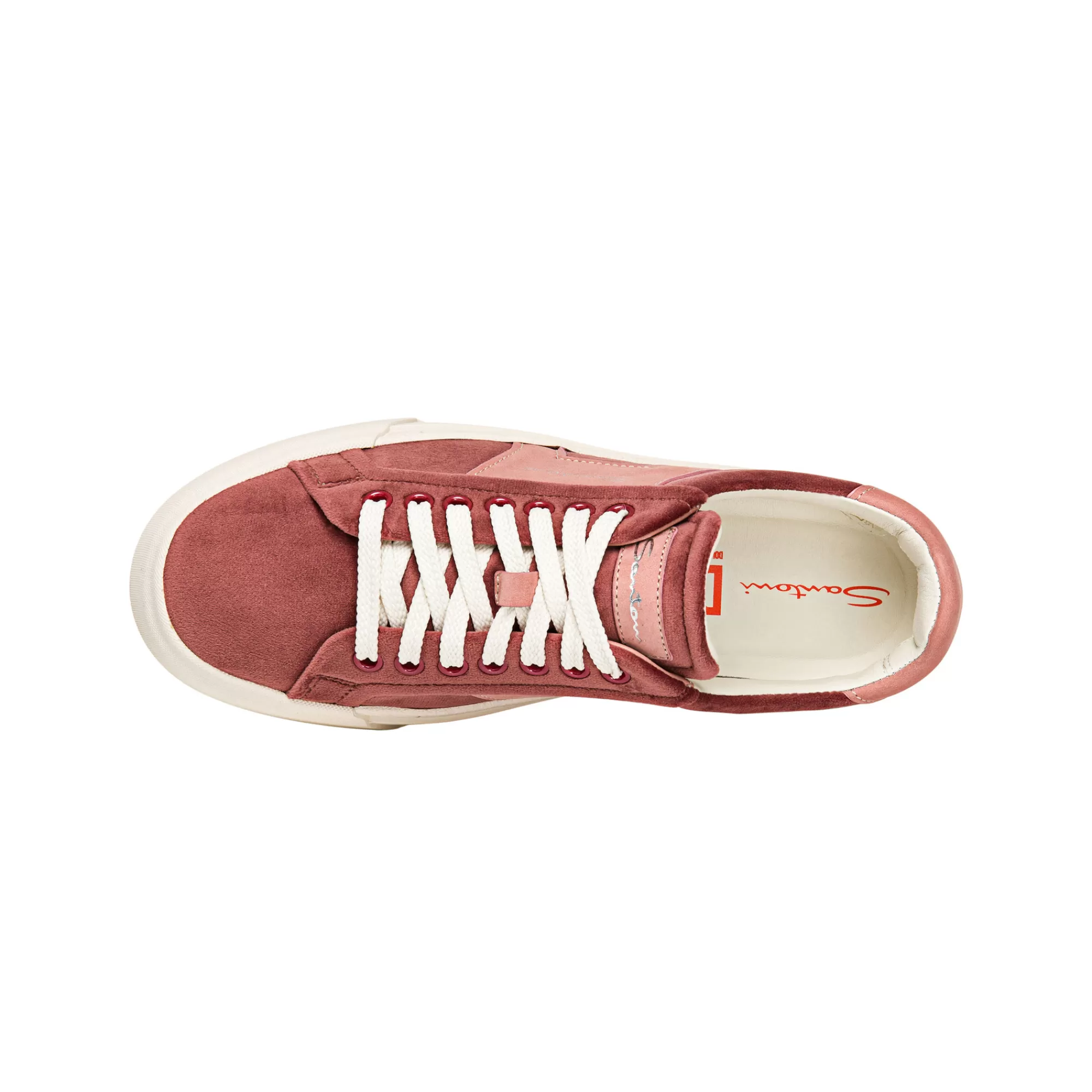 Cheap Double buckle sneaker da donna in velluto e nabuk rosa Vedi tutte le calzature | Sneakers