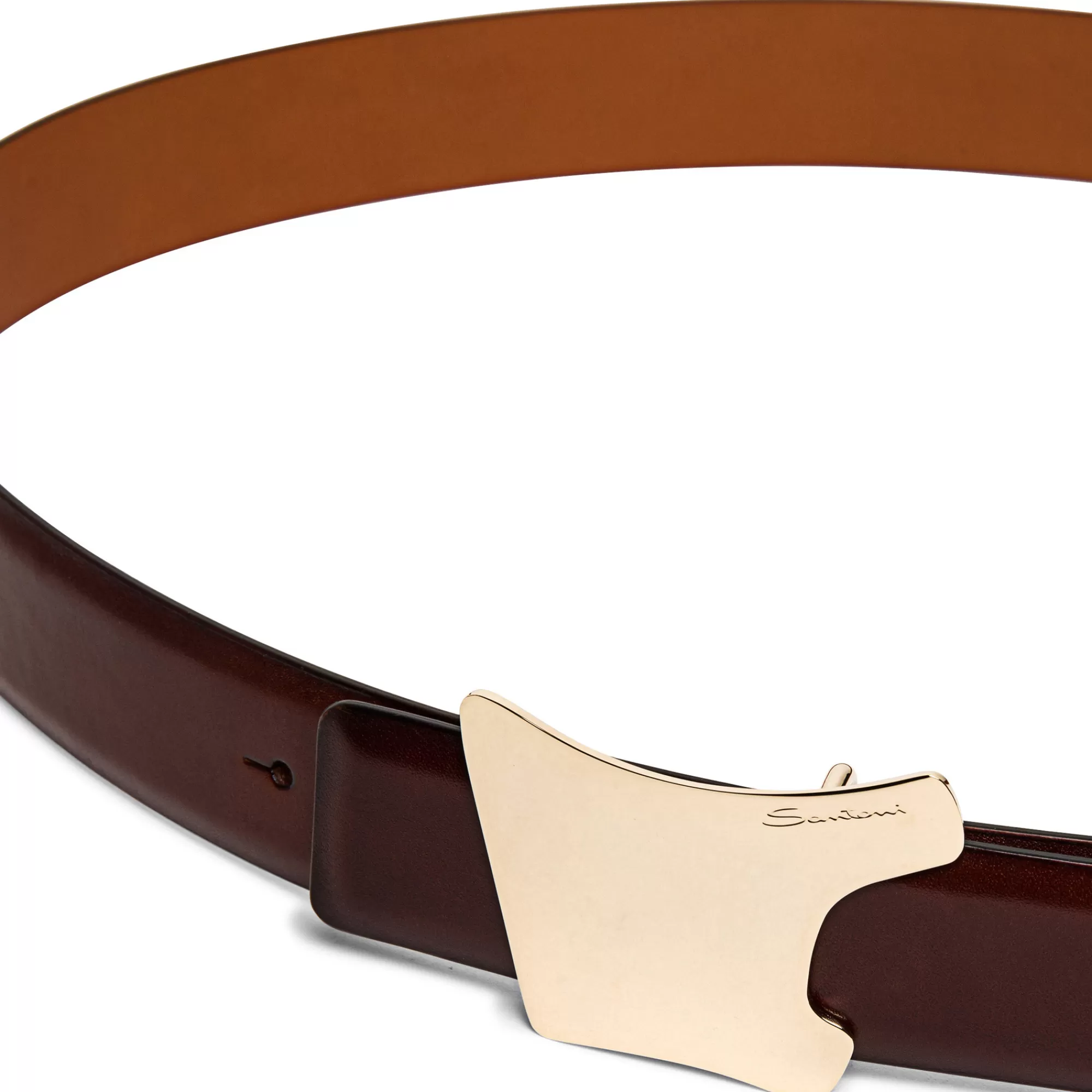 Cheap Fibbia "doppia fibbia" per cintura  in metallo oro Cinture personalizzabili