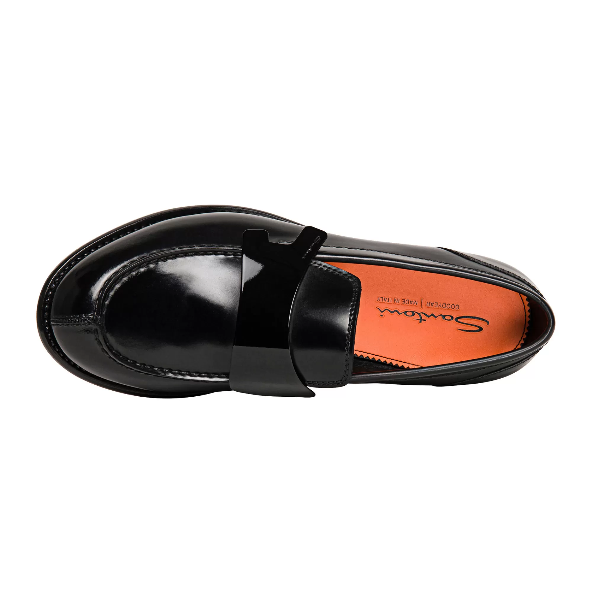 Cheap Mocassino Alfie con placca doppia fibbia da uomo in pelle nera Vedi tutte le calzature | Mocassini