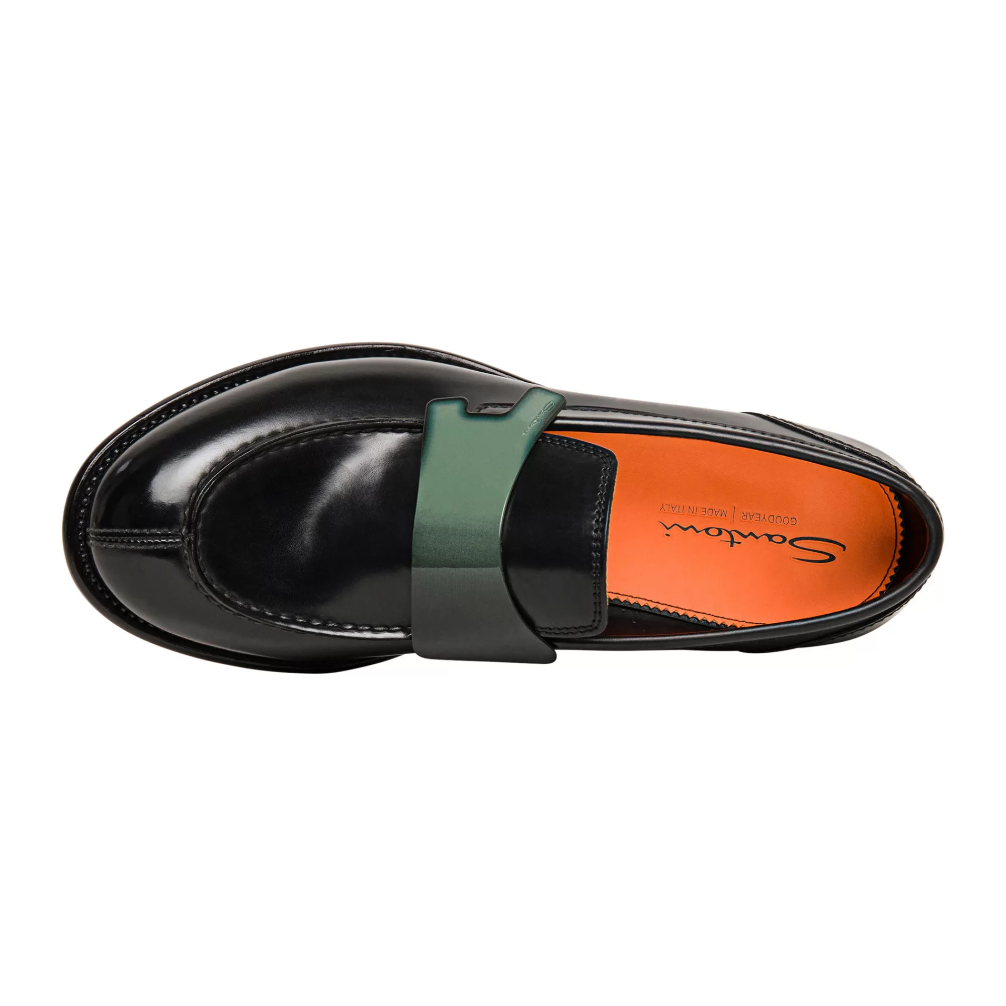 Online Mocassino Alfie con placca doppia fibbia da uomo in pelle nera Vedi tutte le calzature | Mocassini