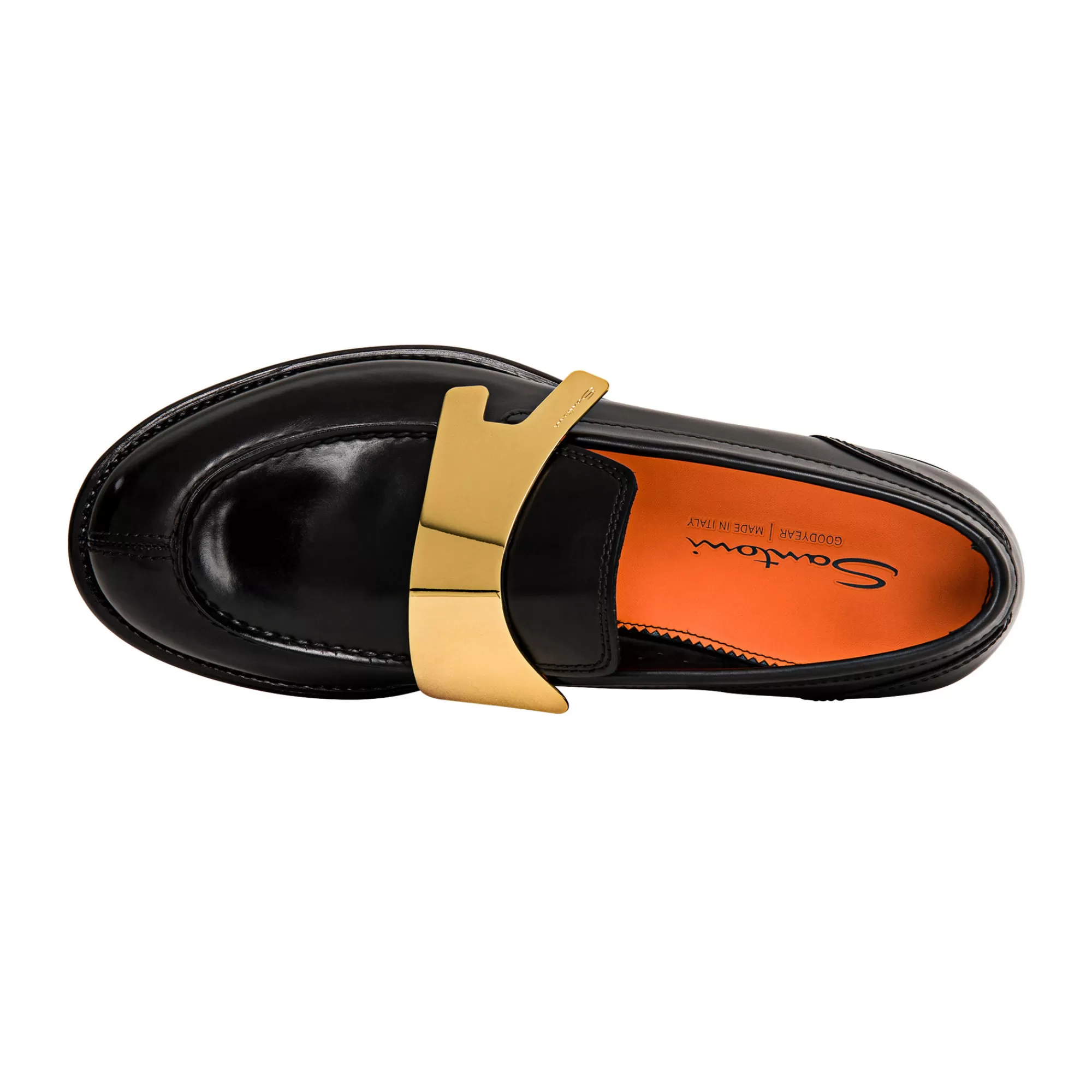 Best Sale Mocassino Alfie con placca doppia fibbia da uomo in pelle nera Vedi tutte le calzature | Mocassini