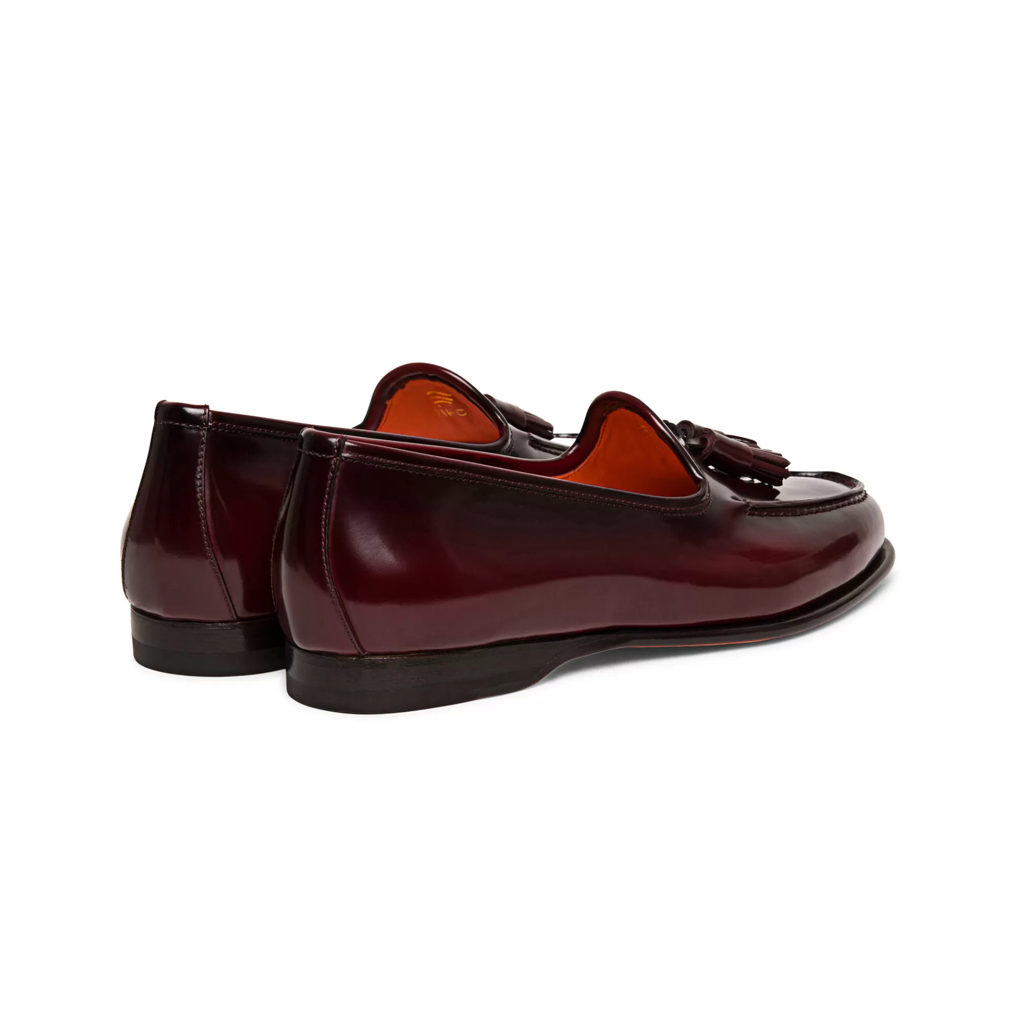 Online Mocassino Andrea con nappe da donna in pelle lucida rossa Vedi tutte le calzature | Scarpe basse