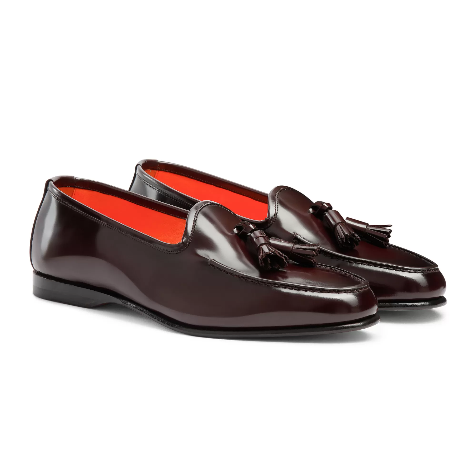 Best Mocassino Andrea con nappe da uomo in pelle lucida bordeaux Vedi tutte le calzature | Mocassini