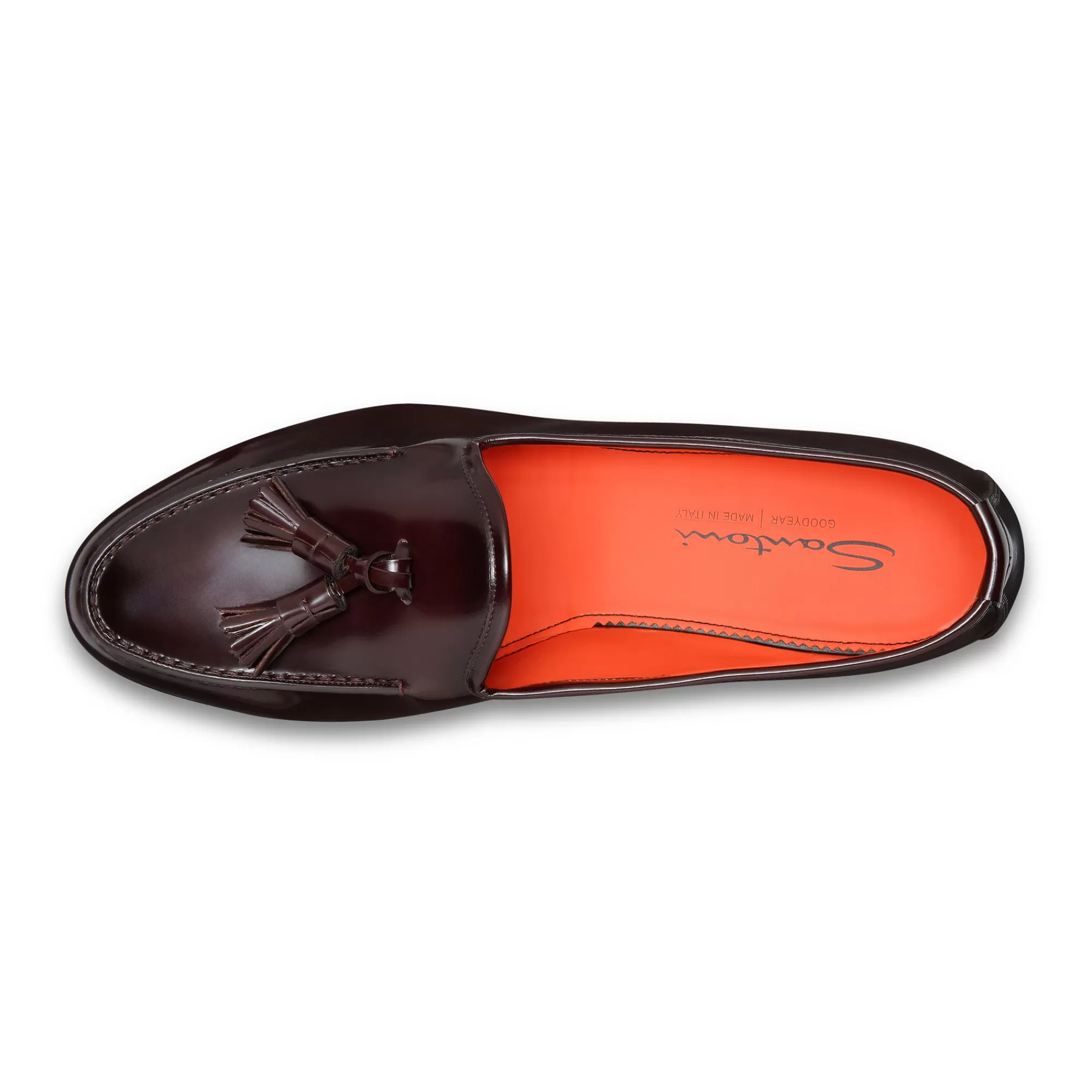 Best Mocassino Andrea con nappe da uomo in pelle lucida bordeaux Vedi tutte le calzature | Mocassini