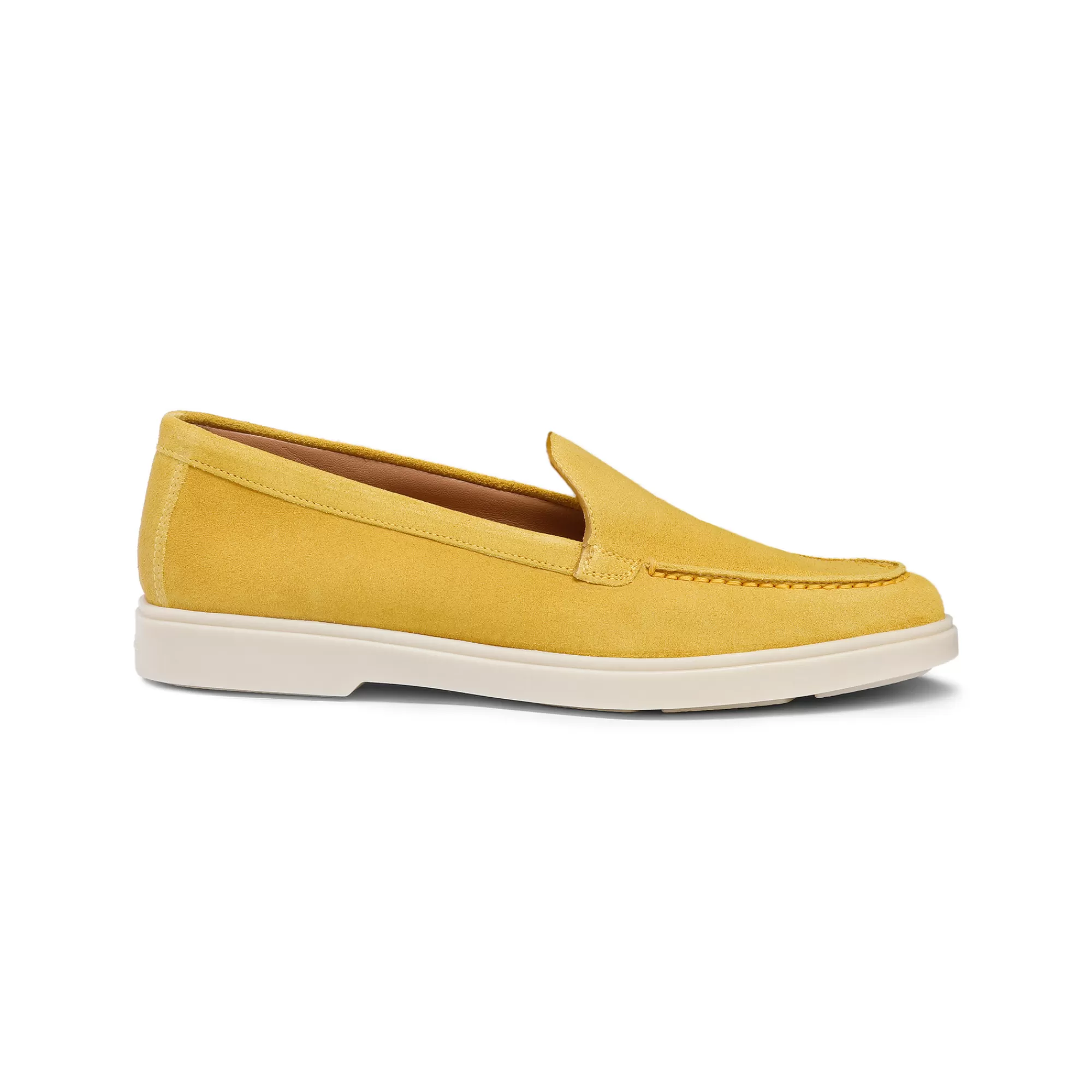 Outlet Mocassino da donna in suede giallo Vedi tutte le calzature | Scarpe basse