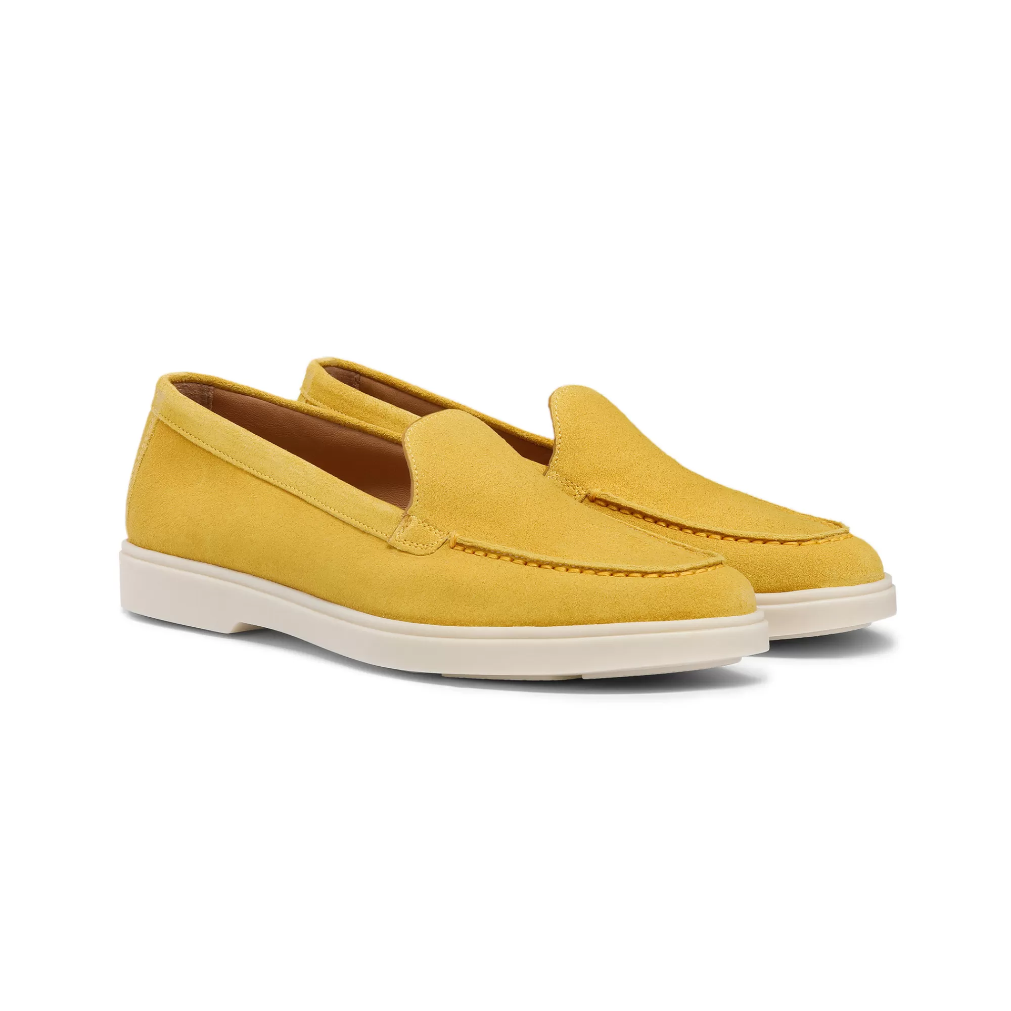 Outlet Mocassino da donna in suede giallo Vedi tutte le calzature | Scarpe basse