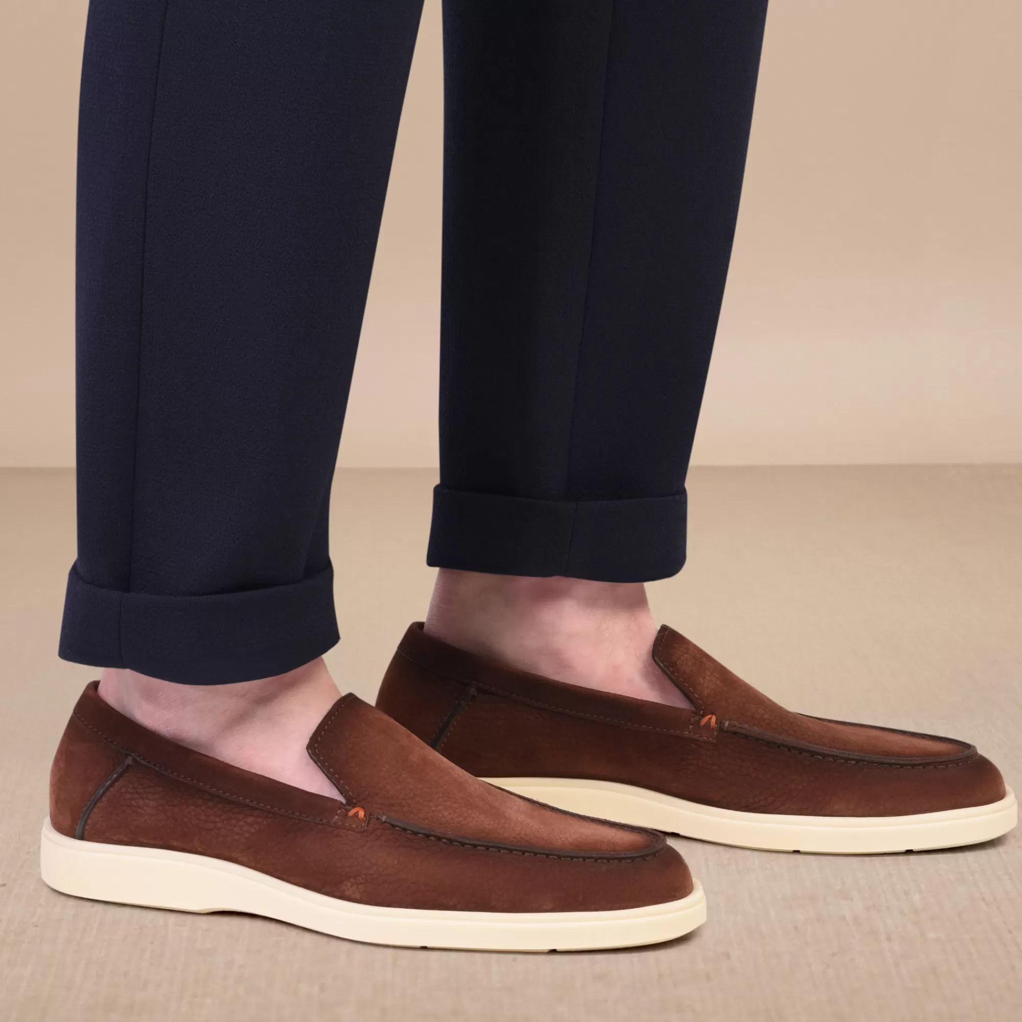 Fashion Mocassino da uomo in nabuk marrone Vedi tutte le calzature | Mocassini