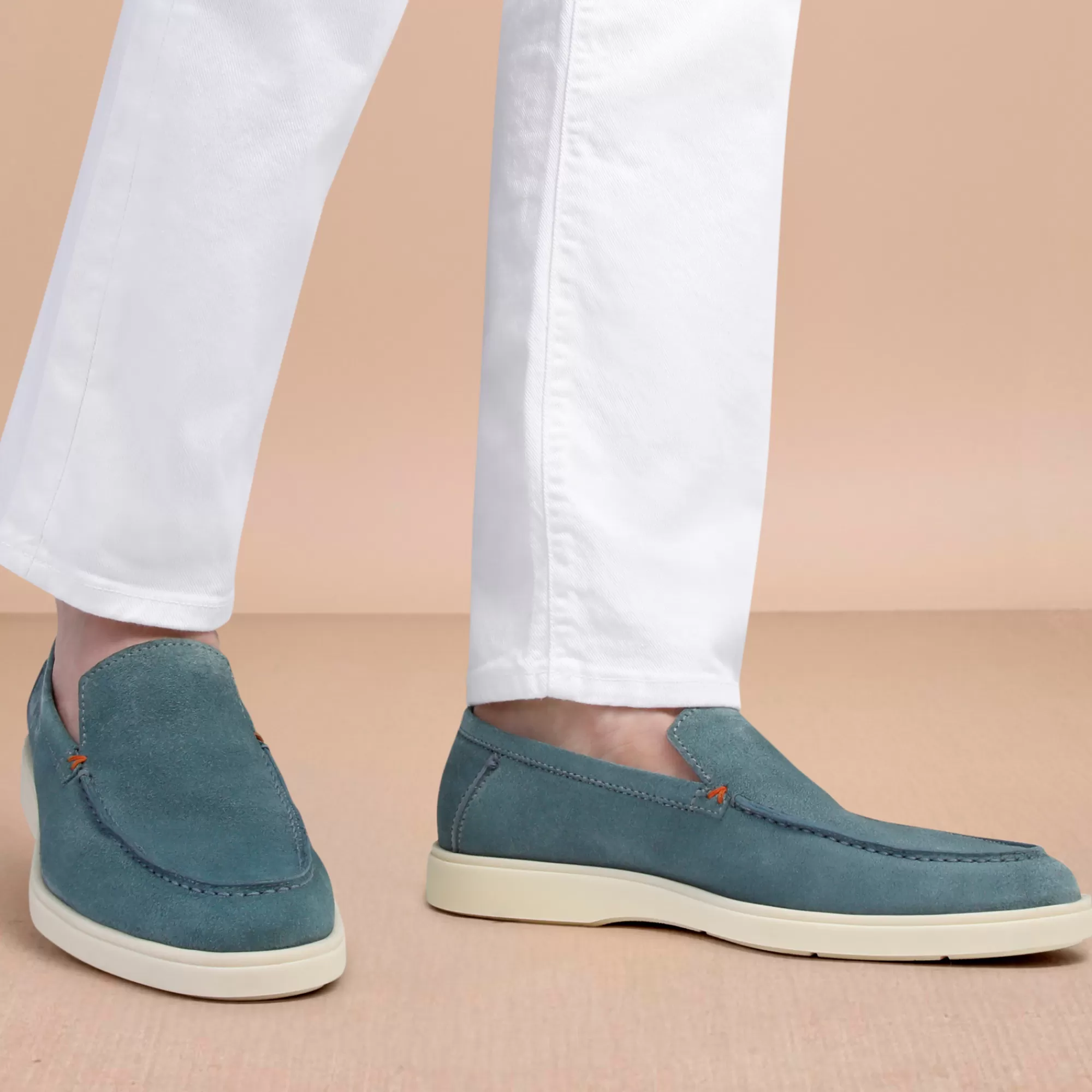 Best Mocassino da uomo in suede azzurro Vedi tutte le calzature | Mocassini