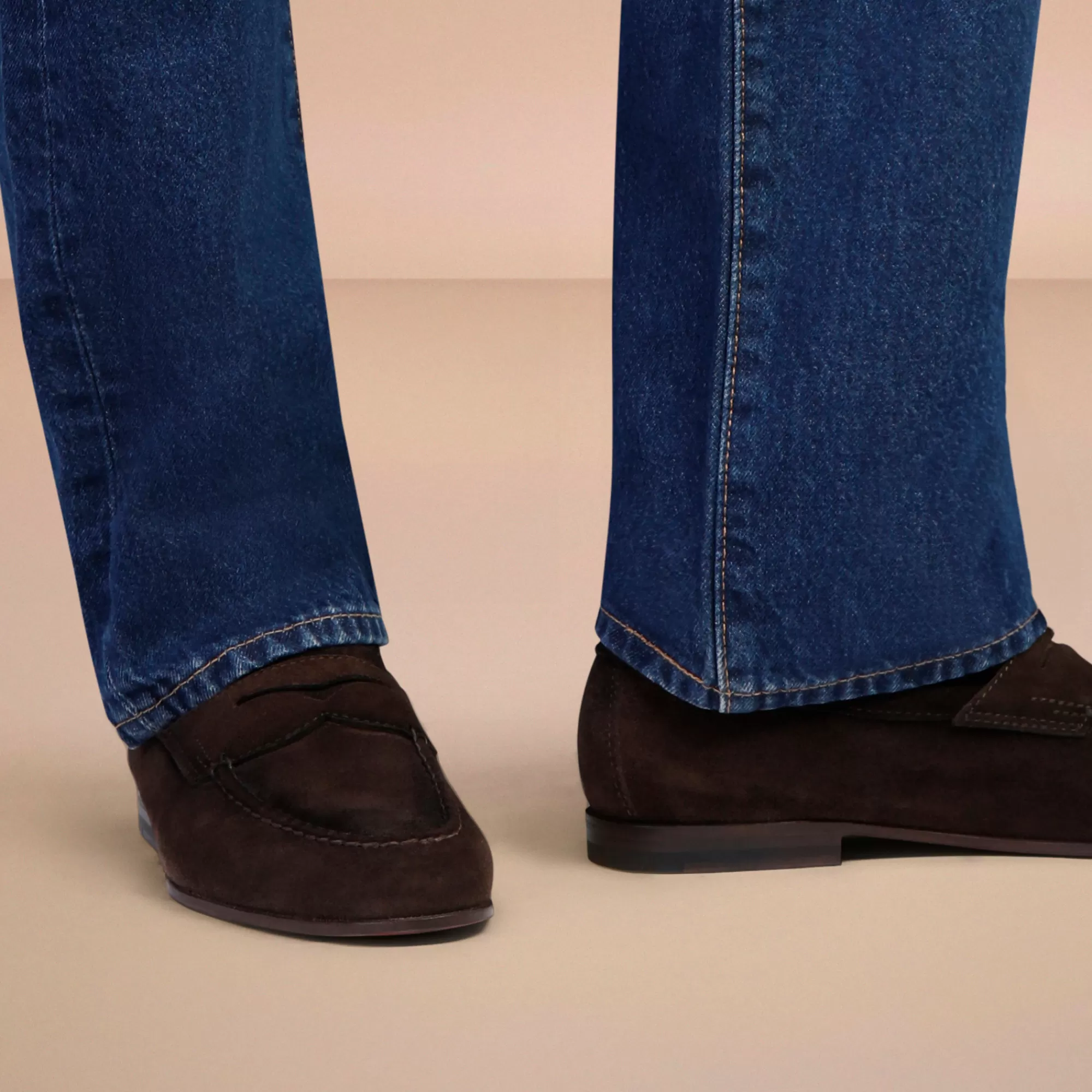 Online Mocassino penny da uomo in suede marrone | SUGGERIMENTI Vedi tutte le calzature | Mocassini