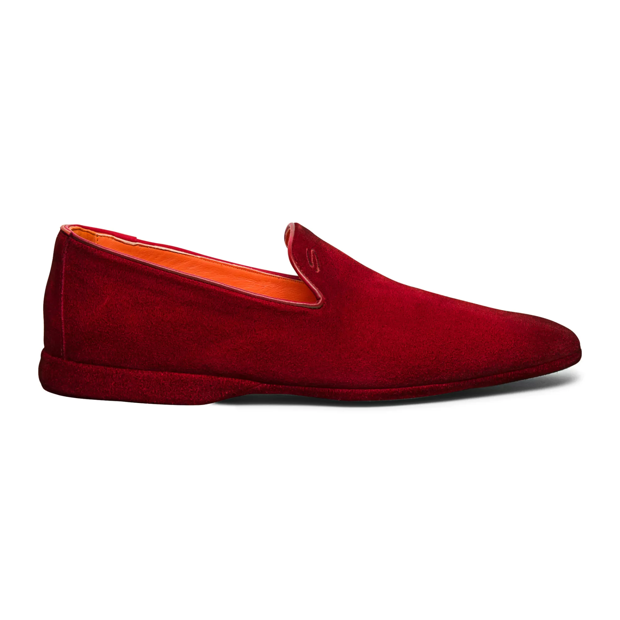 Flash Sale Pantofola da uomo in suede bordeaux Vedi tutte le calzature | Pantofole