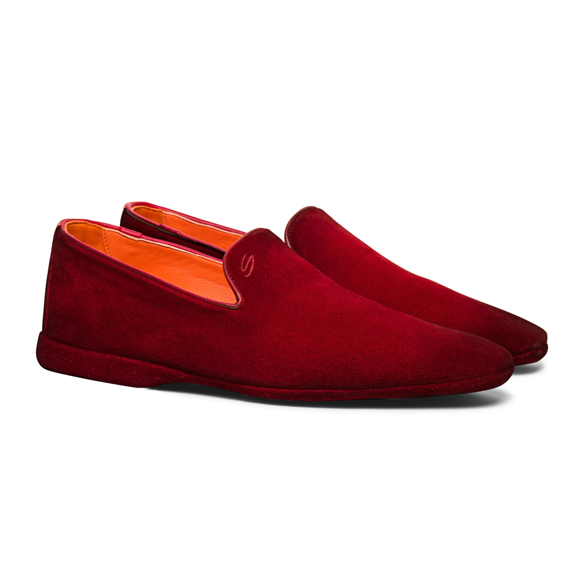 Flash Sale Pantofola da uomo in suede bordeaux Vedi tutte le calzature | Pantofole