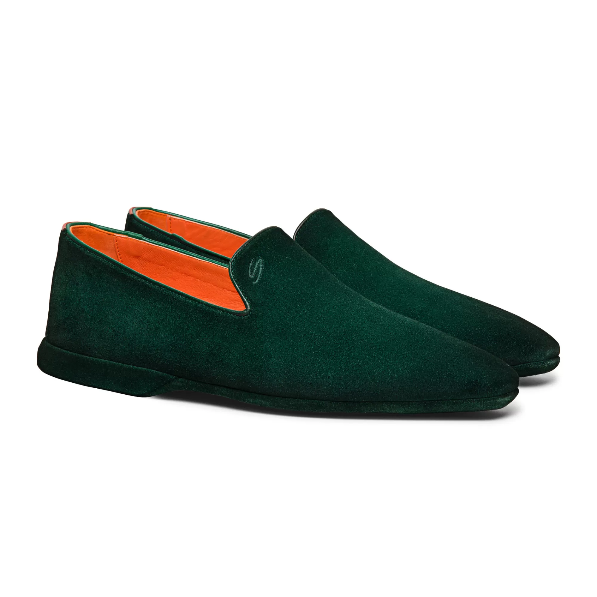 Hot Pantofola da uomo in suede verde Vedi tutte le calzature | Pantofole
