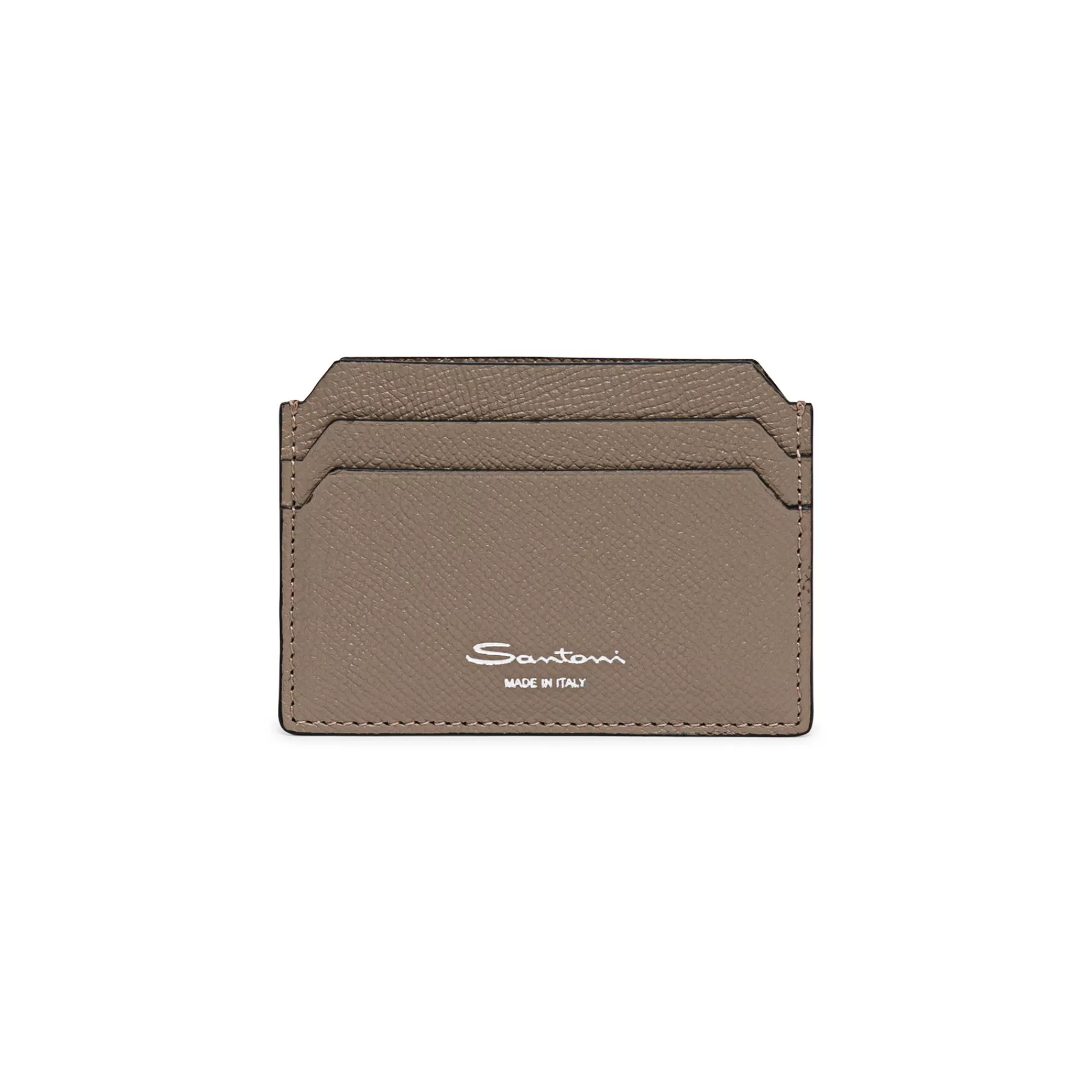 Flash Sale Porta carte di credito in saffiano beige Piccola pelletteria | Piccola pelletteria