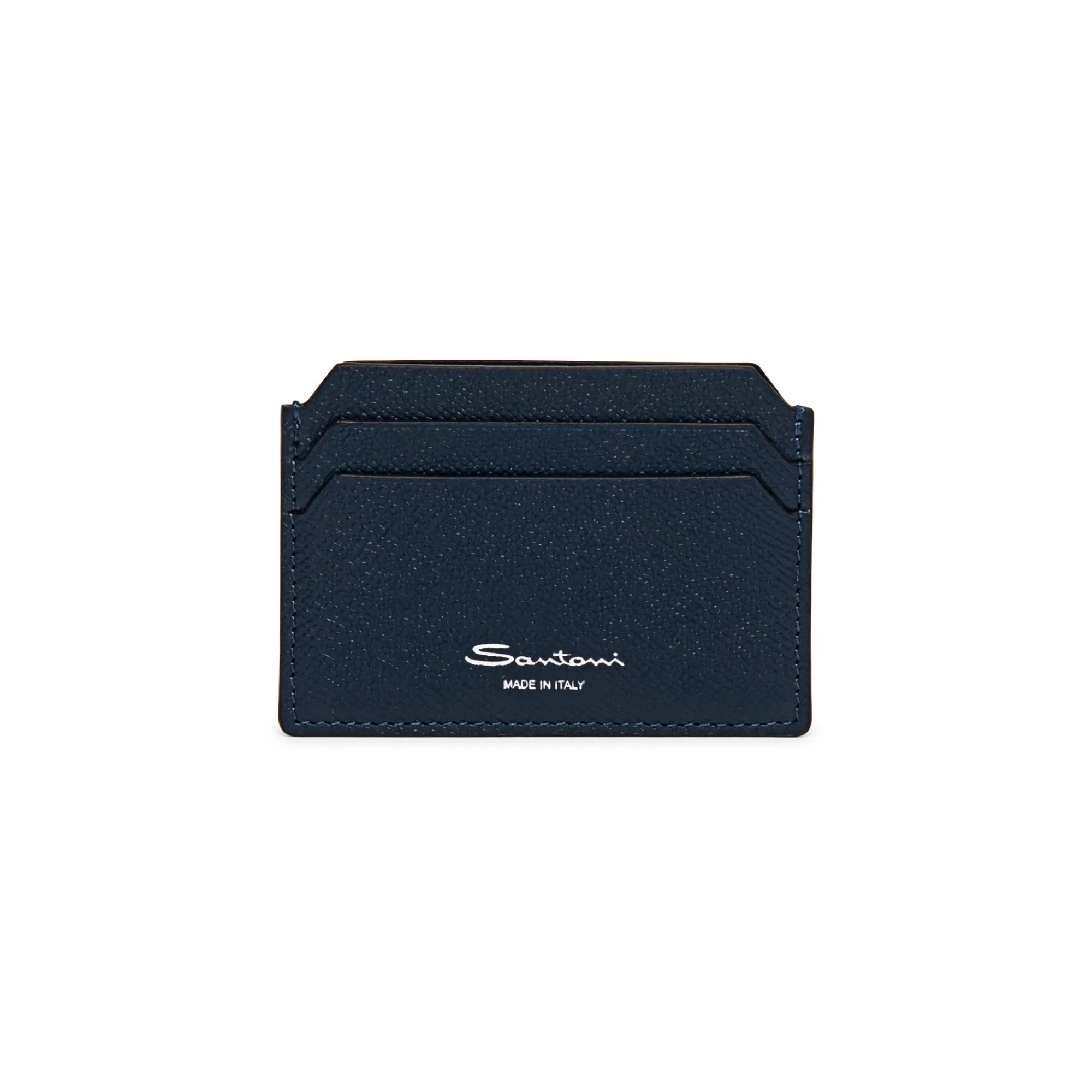 Cheap Porta carte di credito in saffiano blu Piccola pelletteria | Piccola pelletteria