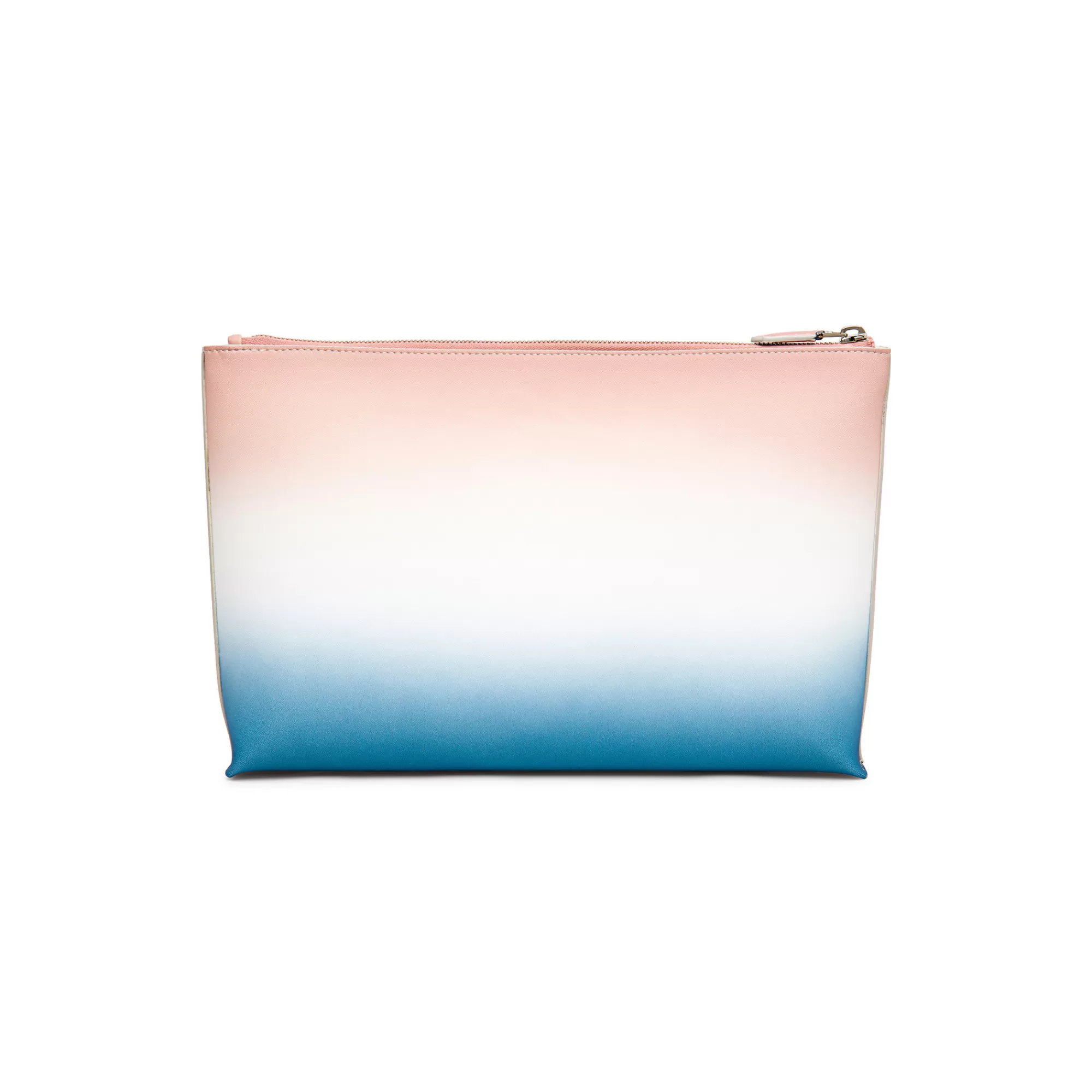 Best Sale Pouch in pelle rosa, bianca e blu Piccola pelletteria | Piccola pelletteria