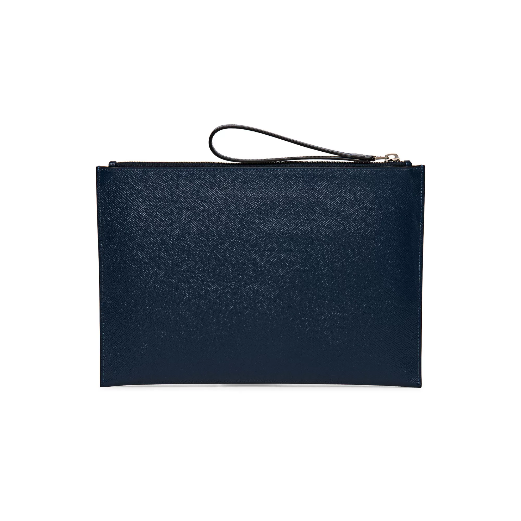 Shop Pouch in saffiano blu Piccola pelletteria | Piccola pelletteria