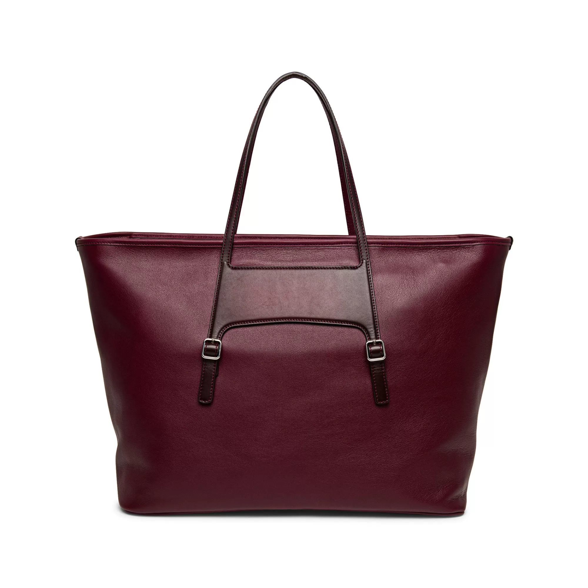 Best Sale Shopping bag in pelle bordeaux Borse