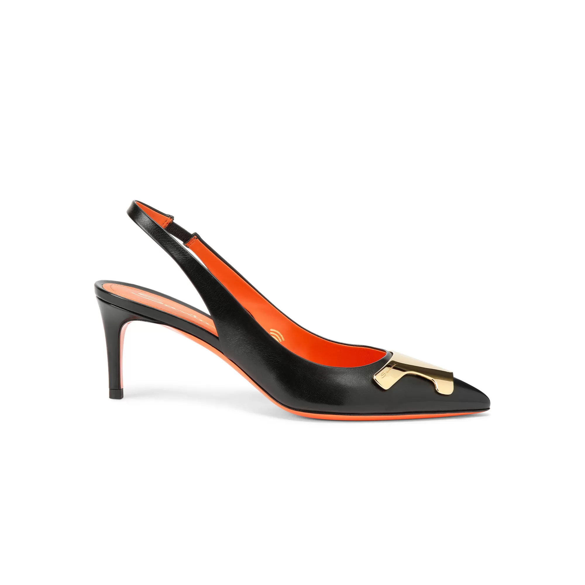 New Slingback Sibille tacco medio da donna in pelle nera Vedi tutte le calzature | Décolletés