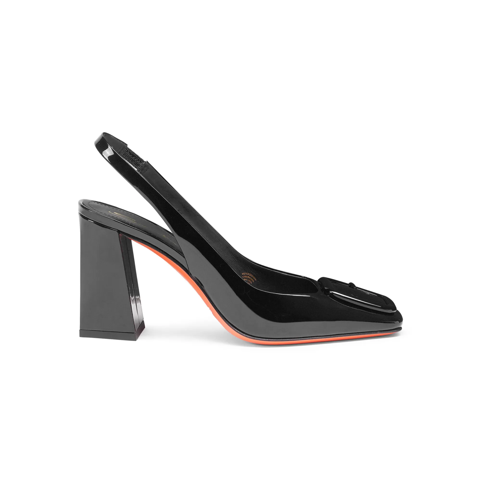 Online Slingback tacco alto da donna in vernice nera Vedi tutte le calzature | Décolletés