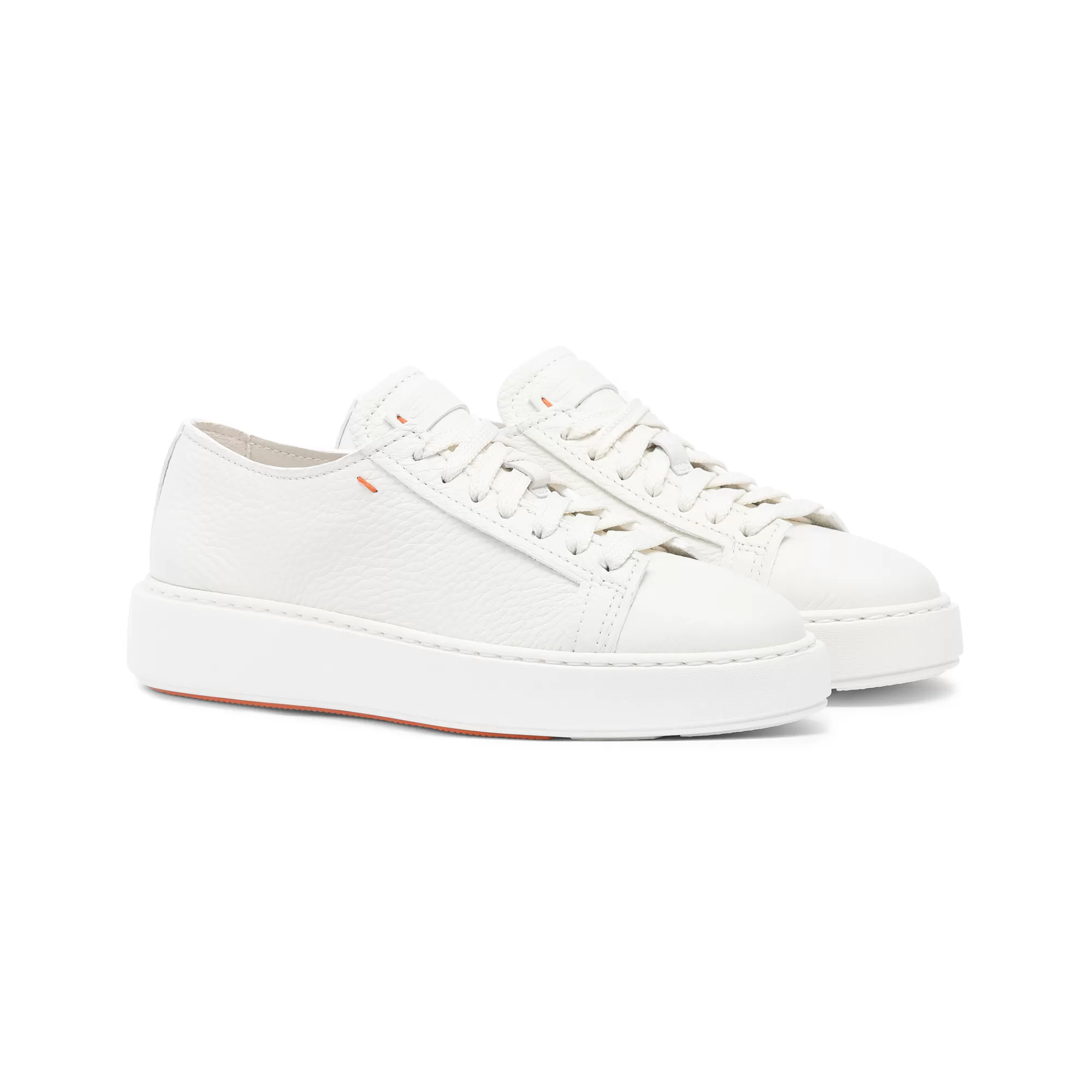 Clearance Sneaker da donna in pelle bottalata bianca Vedi tutte le calzature | Sneakers