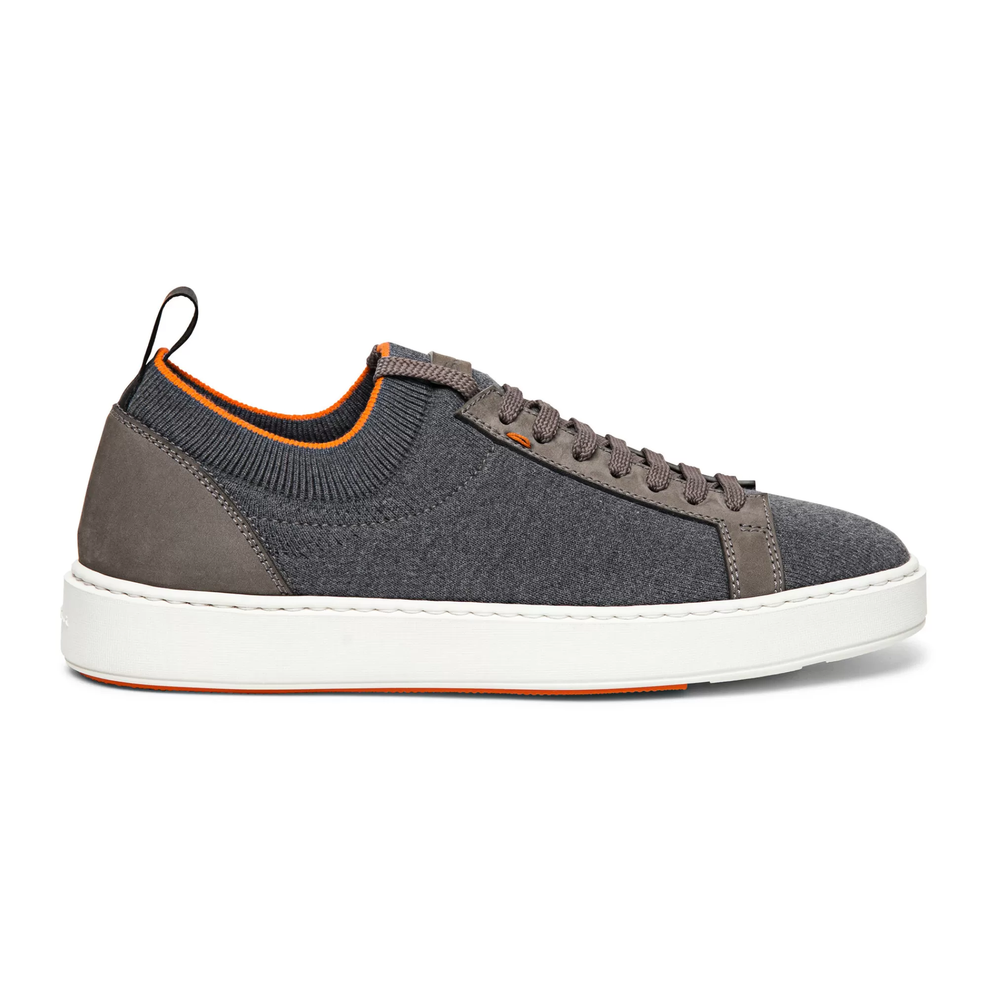 Discount Sneaker da uomo in maglia stretch e nabuck grigio | SUGGERIMENTI Vedi tutte le calzature | Sneakers