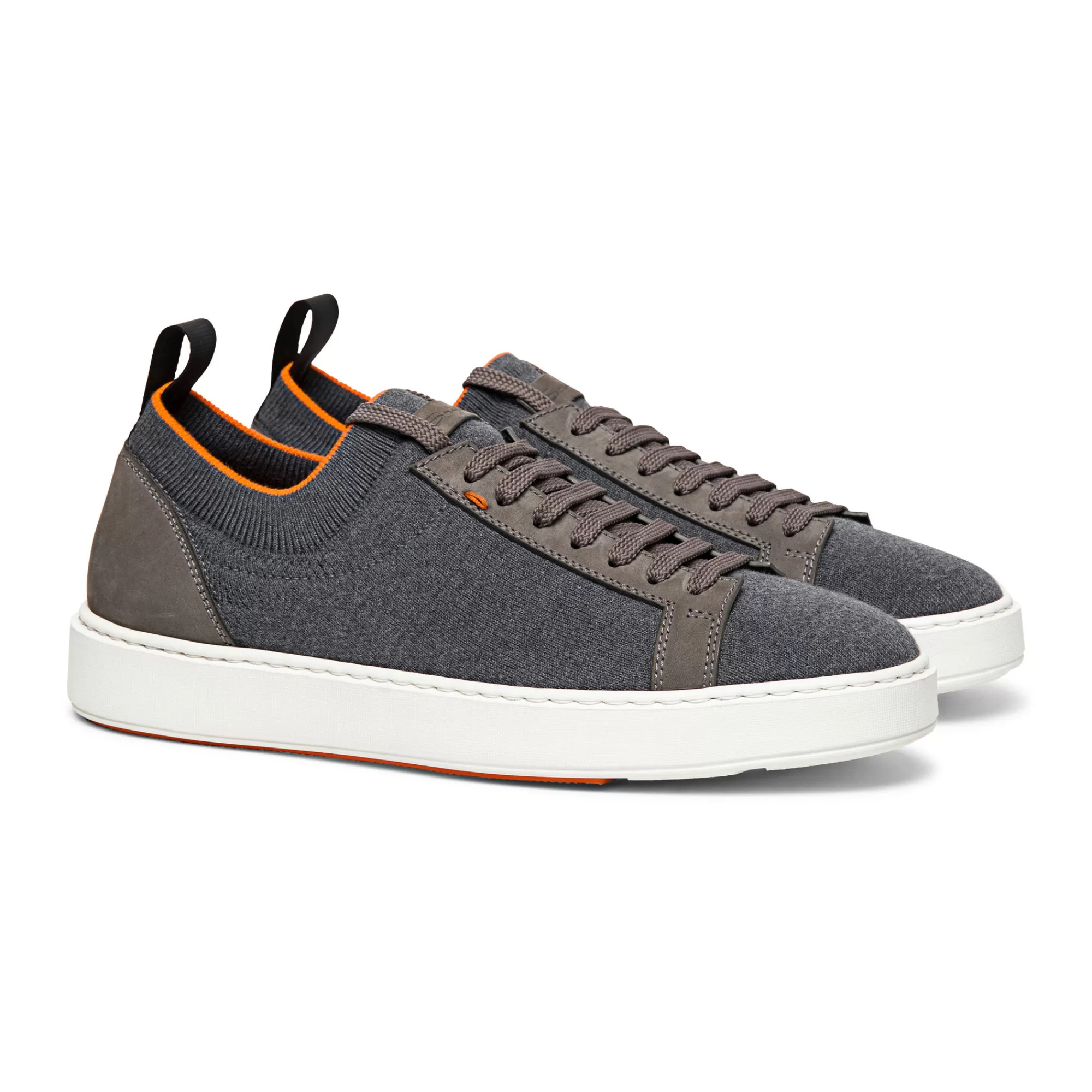 Discount Sneaker da uomo in maglia stretch e nabuck grigio | SUGGERIMENTI Vedi tutte le calzature | Sneakers