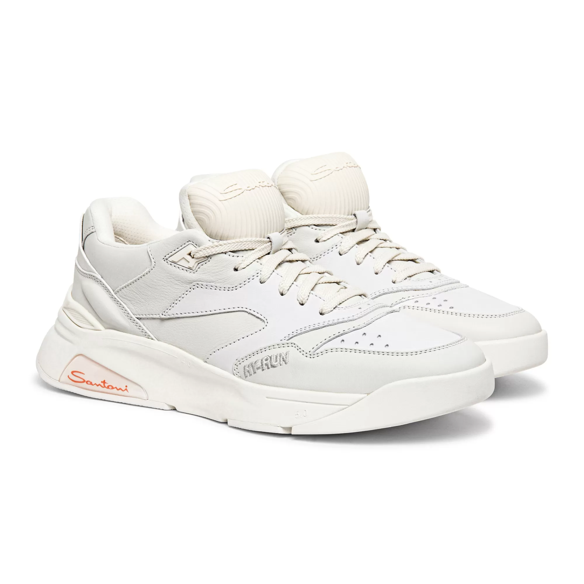 Discount Sneaker Hy-Run da uomo in pelle bianca Vedi tutte le calzature | Sneakers