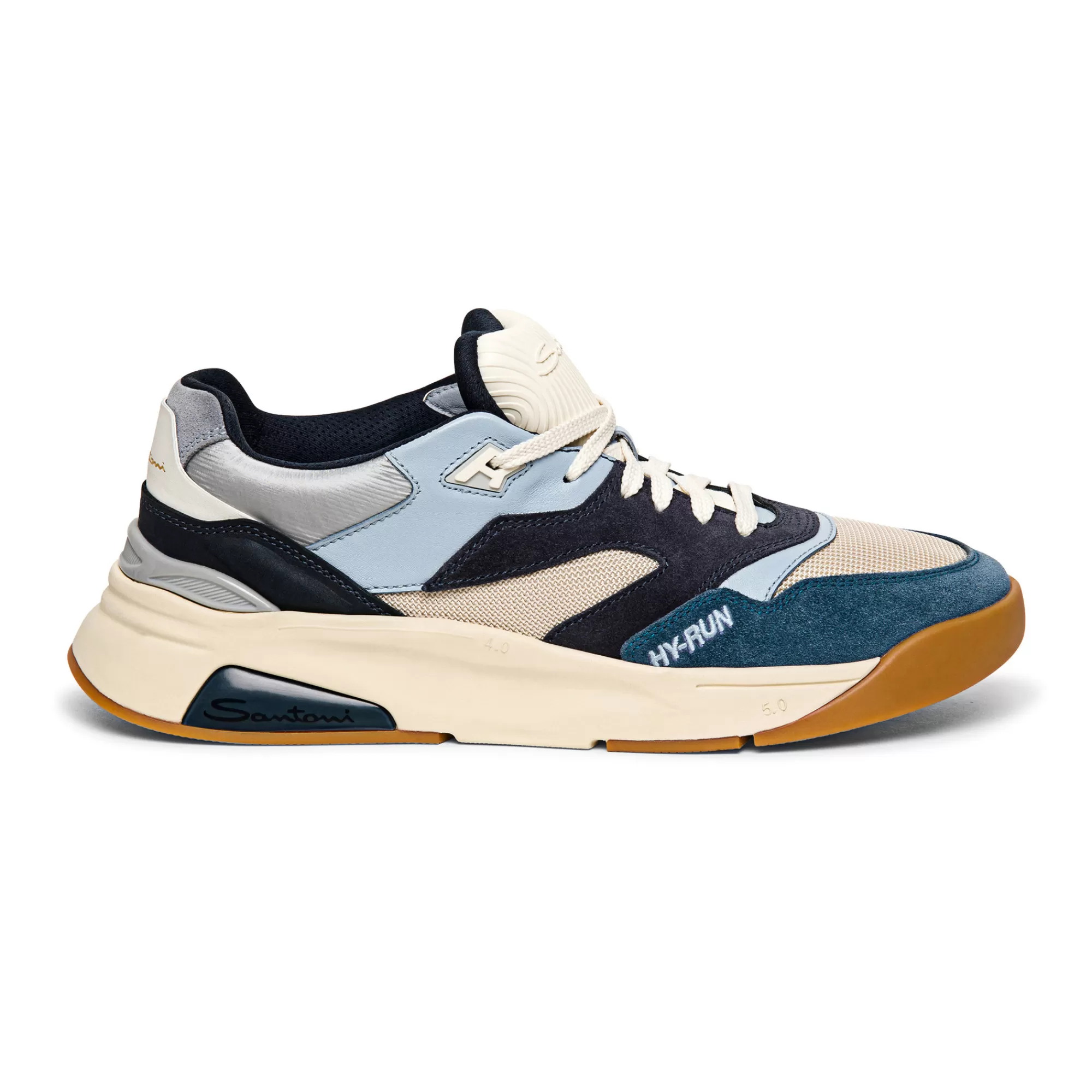 Hot Sneaker Hy-Run da uomo in pelle e tessuto multicolore Vedi tutte le calzature | Sneakers