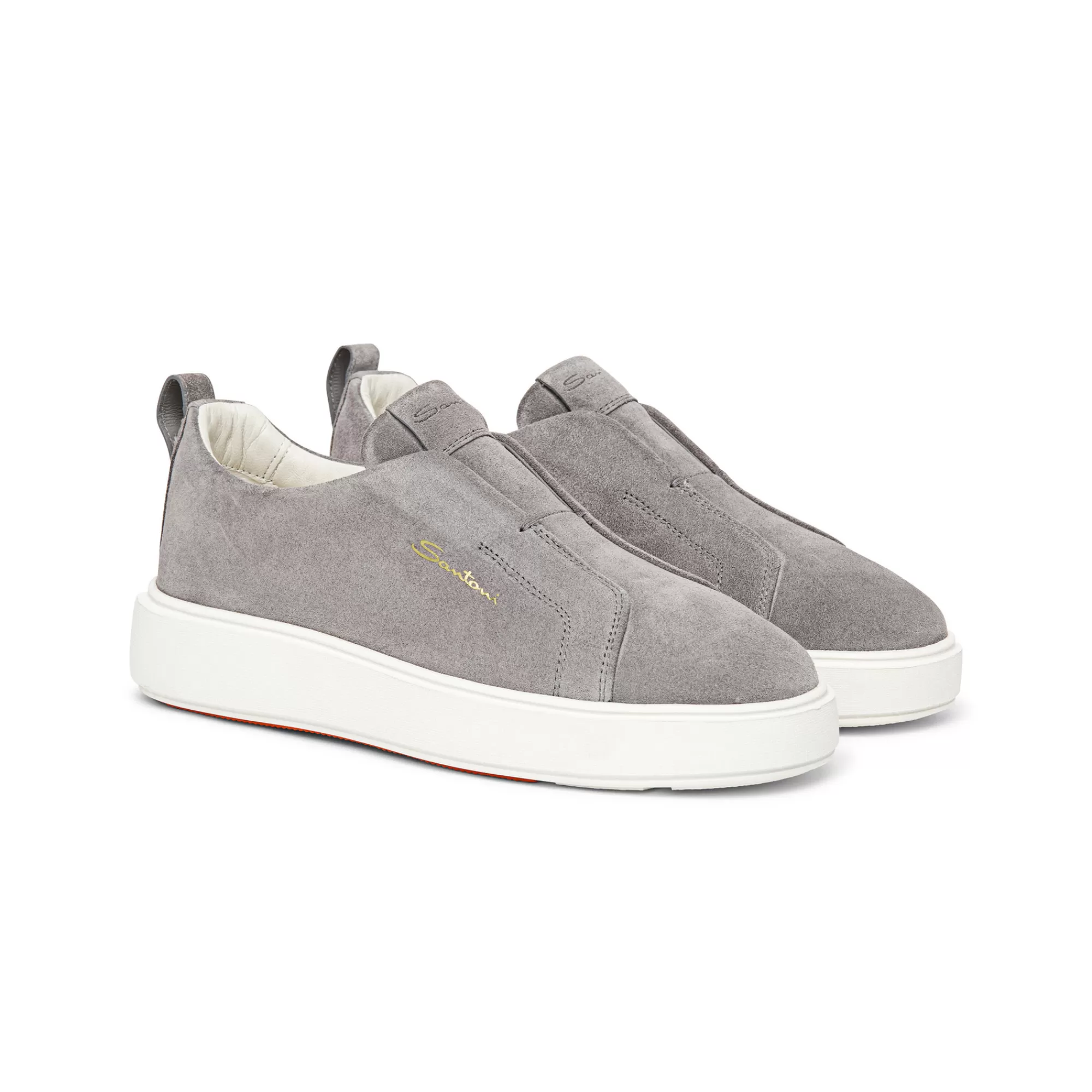 Hot Sneaker slip-on da donna in suede grigio Vedi tutte le calzature | Sneakers