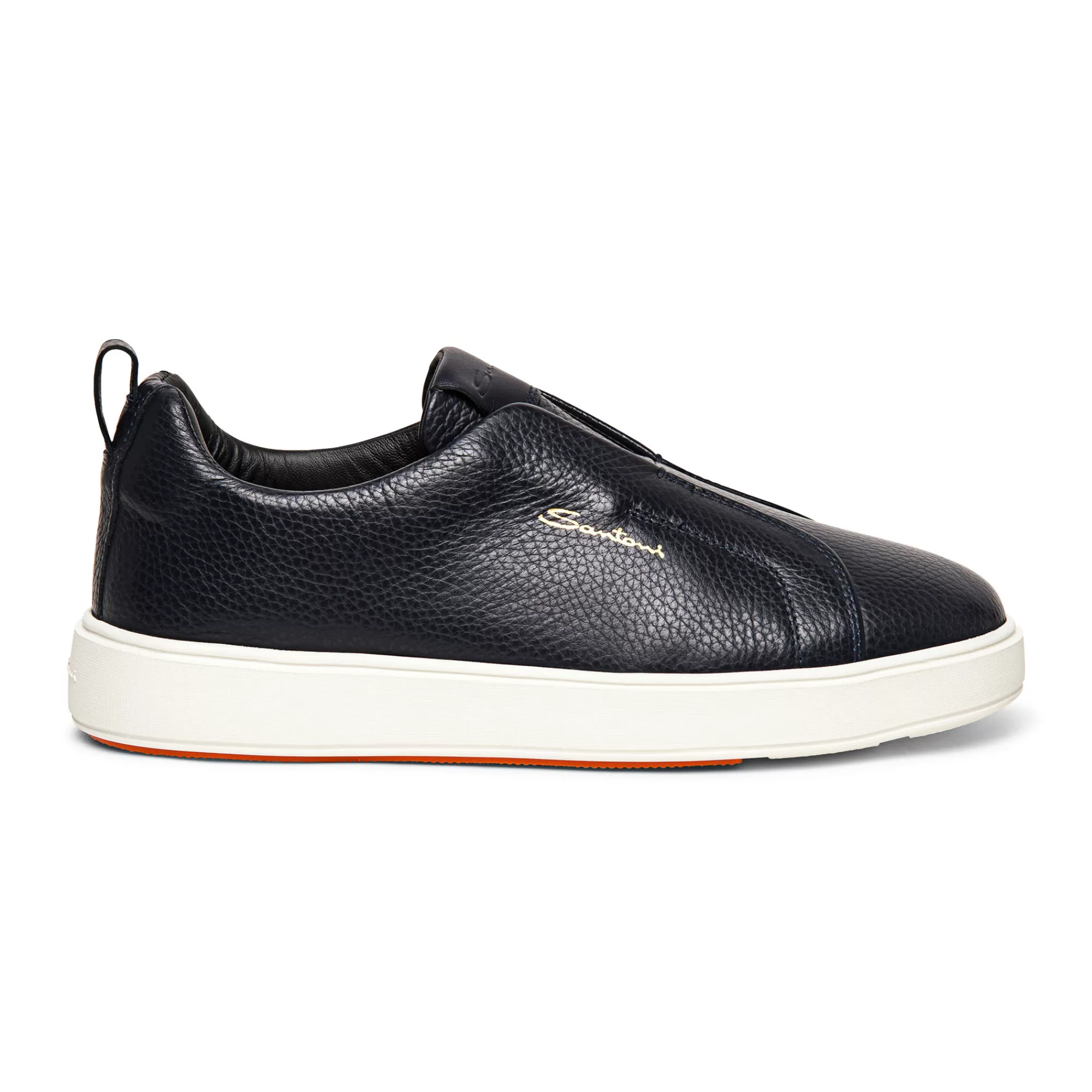 Sale Sneaker slip-on da uomo in pelle bottatala blu Vedi tutte le calzature | Sneakers