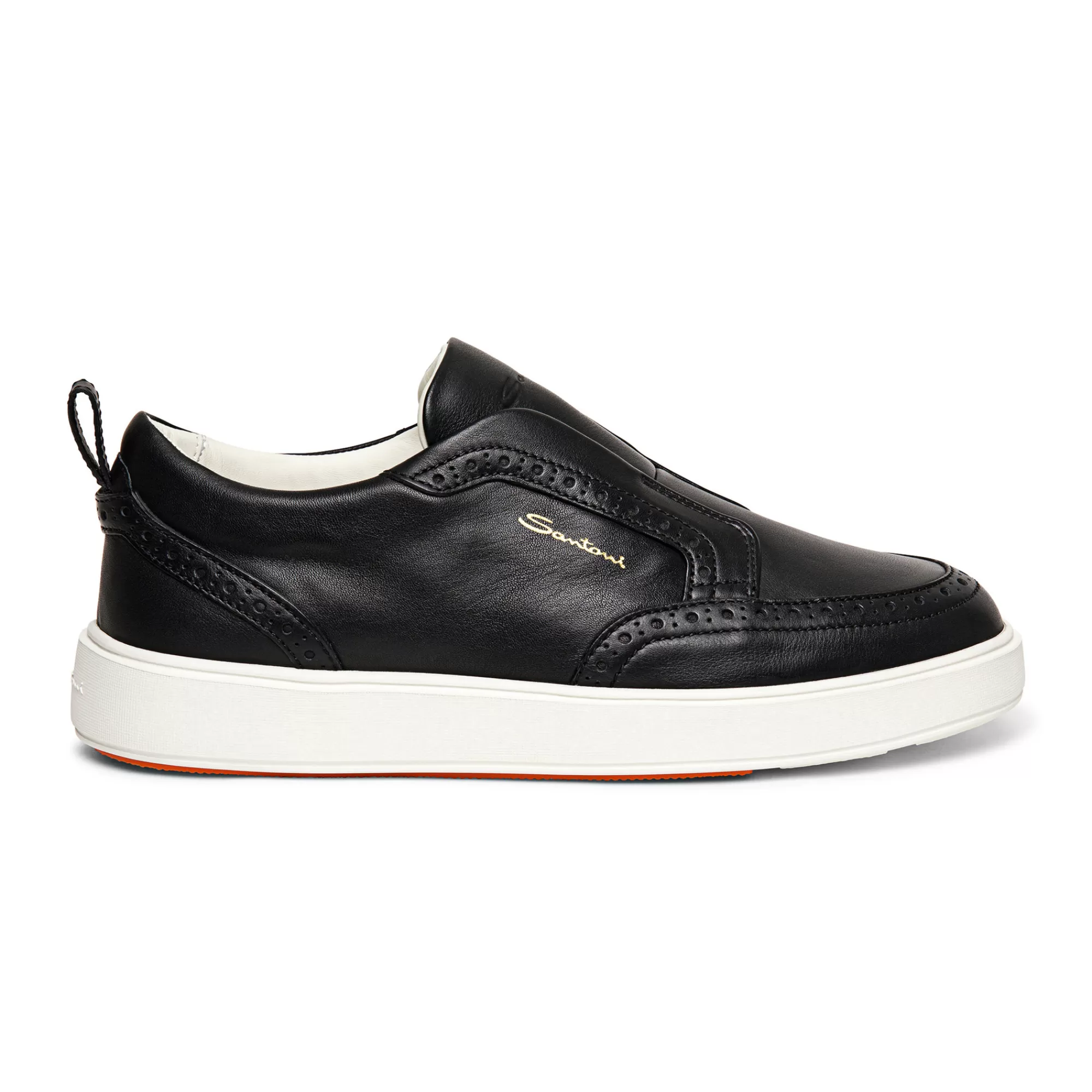 Hot Sneaker slip-on da uomo in pelle nera Vedi tutte le calzature | Sneakers