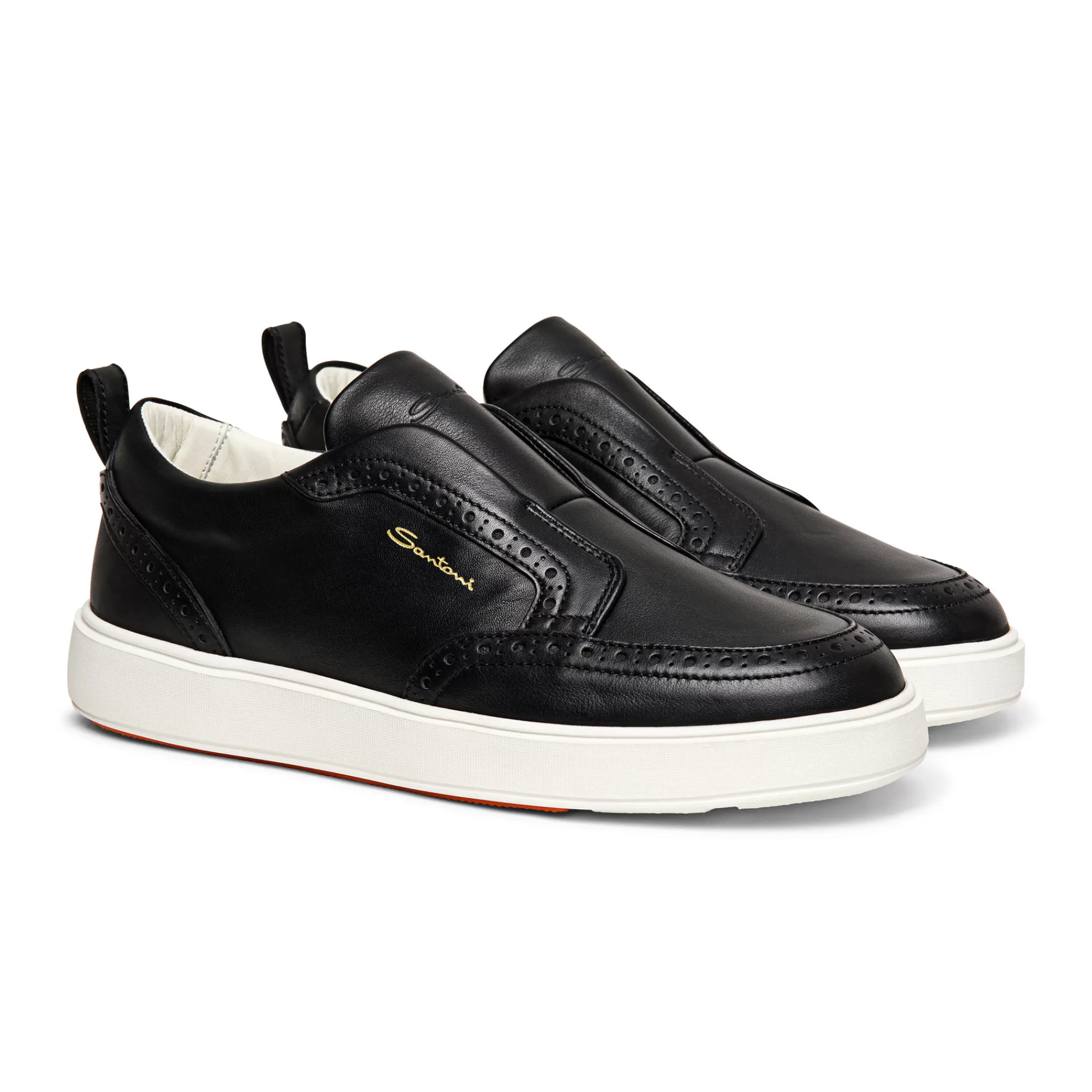 Hot Sneaker slip-on da uomo in pelle nera Vedi tutte le calzature | Sneakers