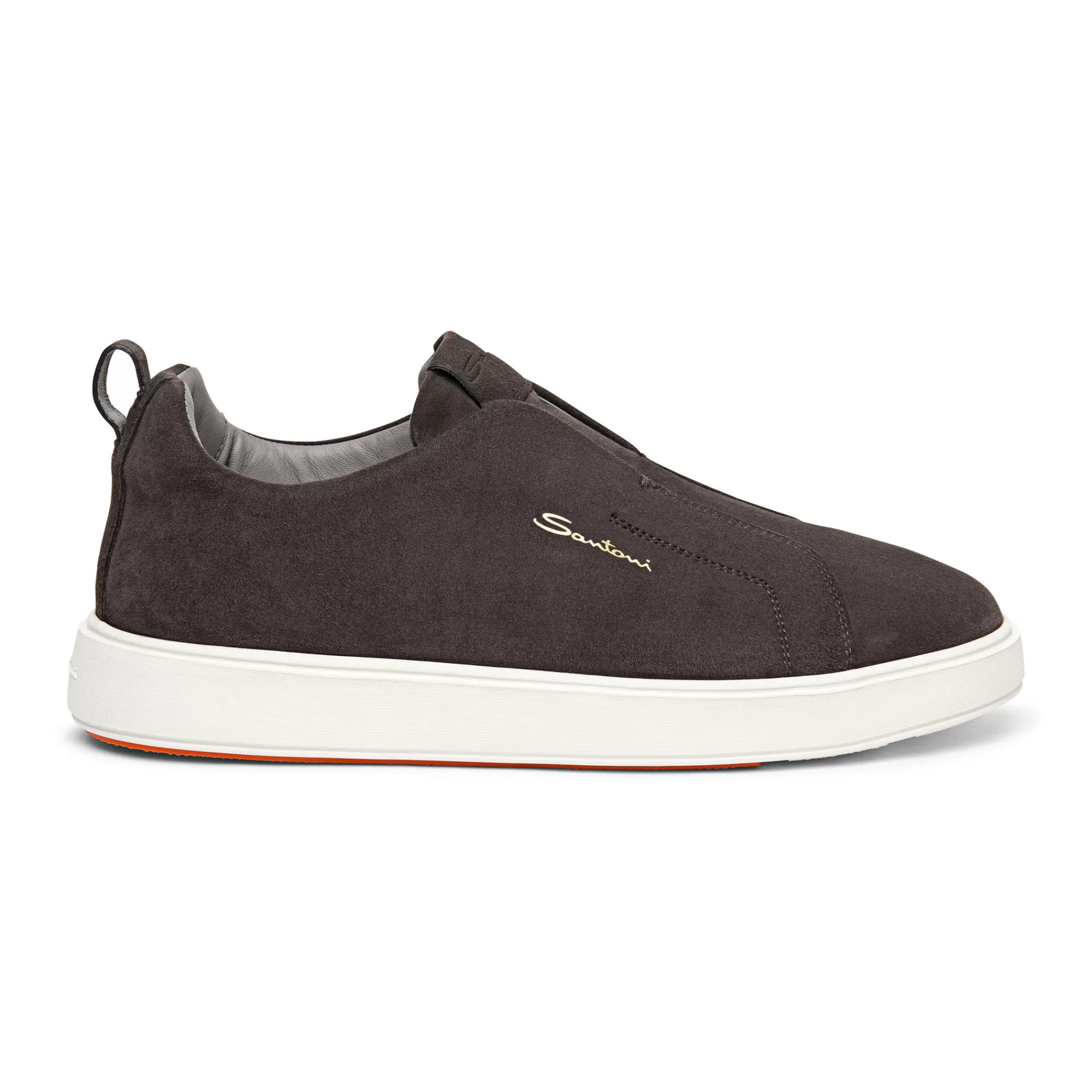 Clearance Sneaker slip-on da uomo in suede grigio Vedi tutte le calzature | Sneakers