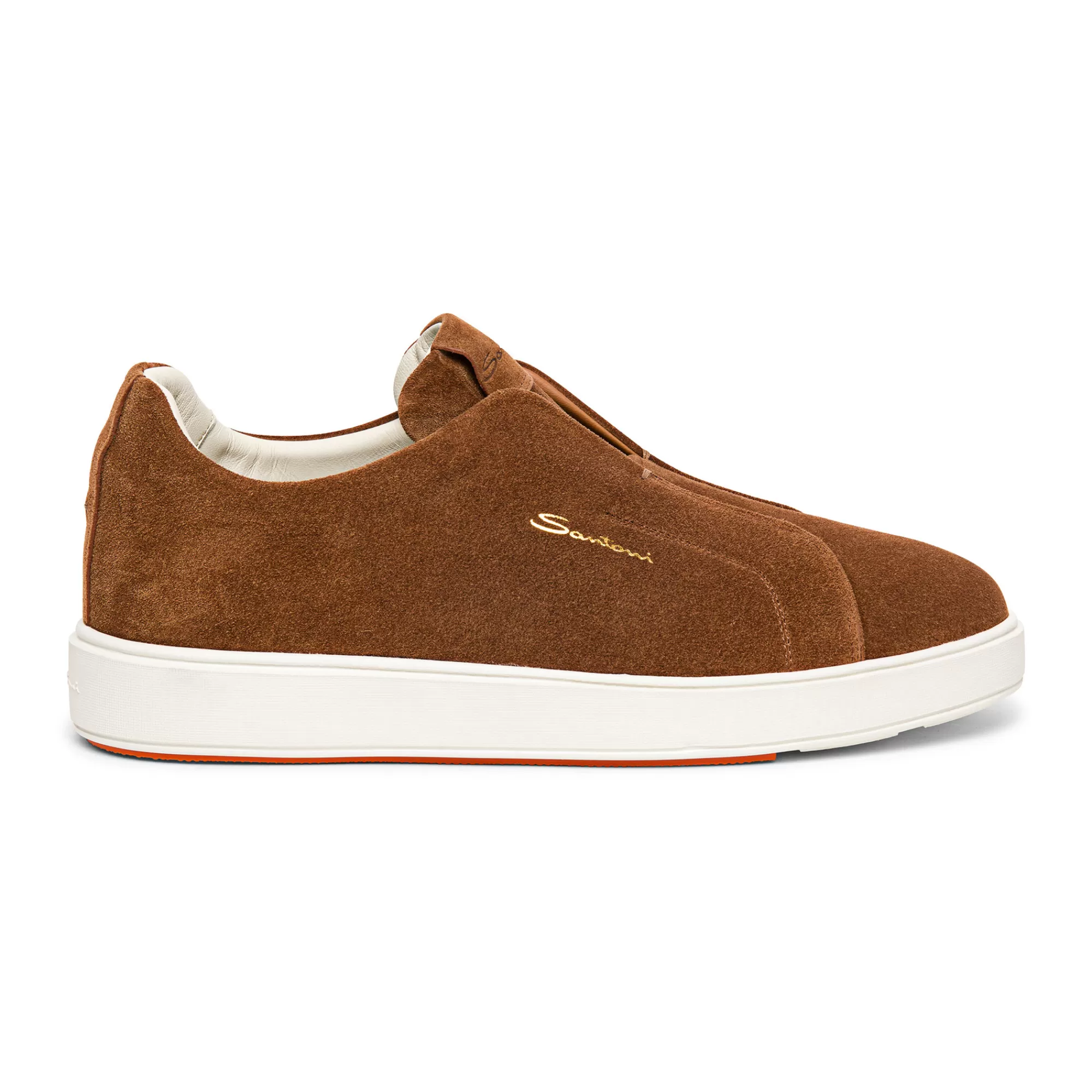 Discount Sneaker slip-on da uomo in suede marrone Vedi tutte le calzature | Sneakers