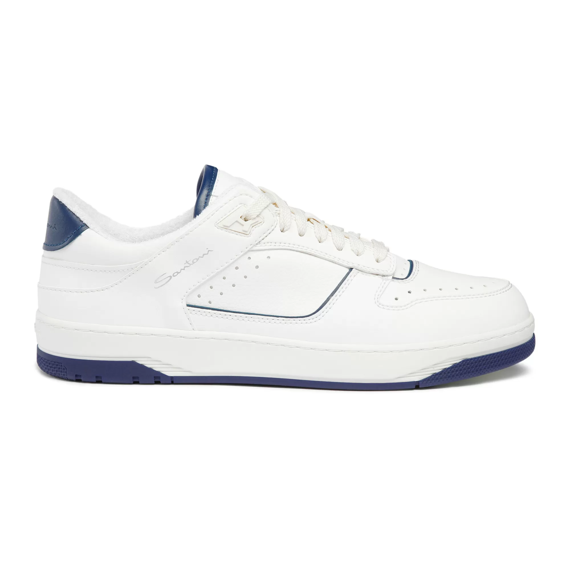 Cheap Sneaker Sneak-Air da uomo in pelle bianca e blu Vedi tutte le calzature | Sneakers