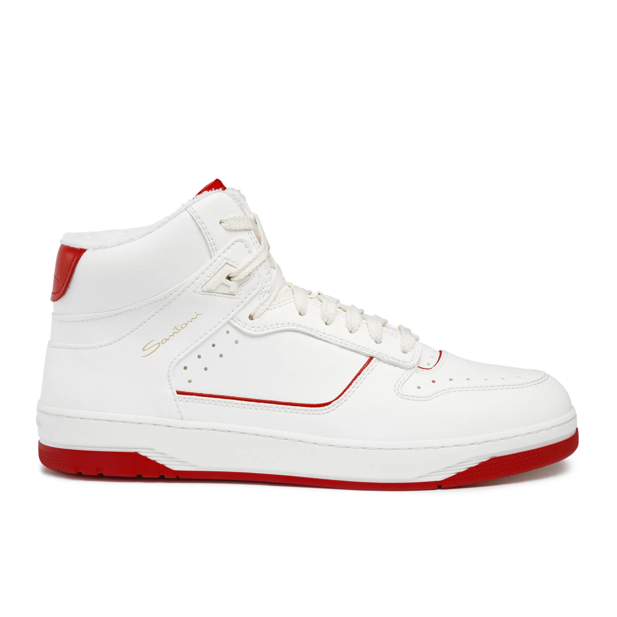 Shop Sneaker Sneak-Air da uomo in pelle bianca e rossa Vedi tutte le calzature | Sneakers